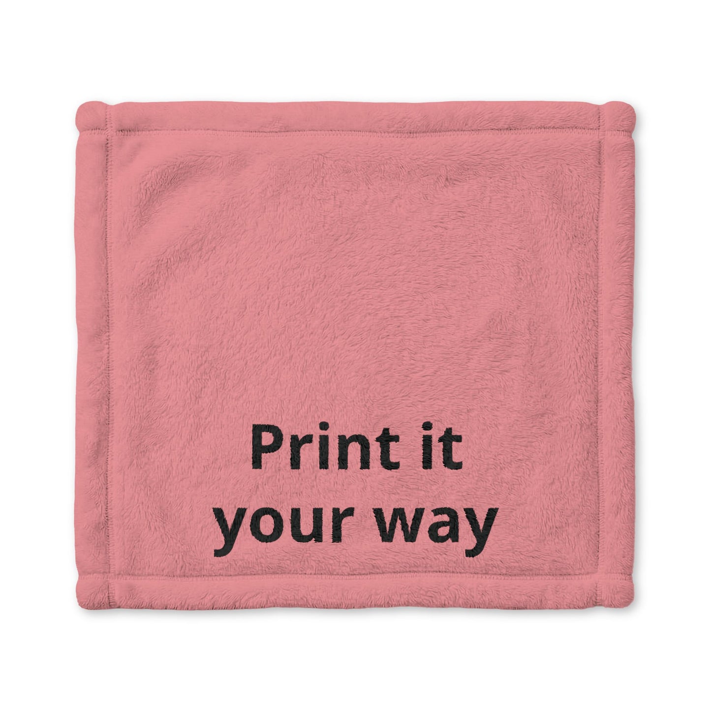 Personalized Baby Girl Minky Lovey Blanket
