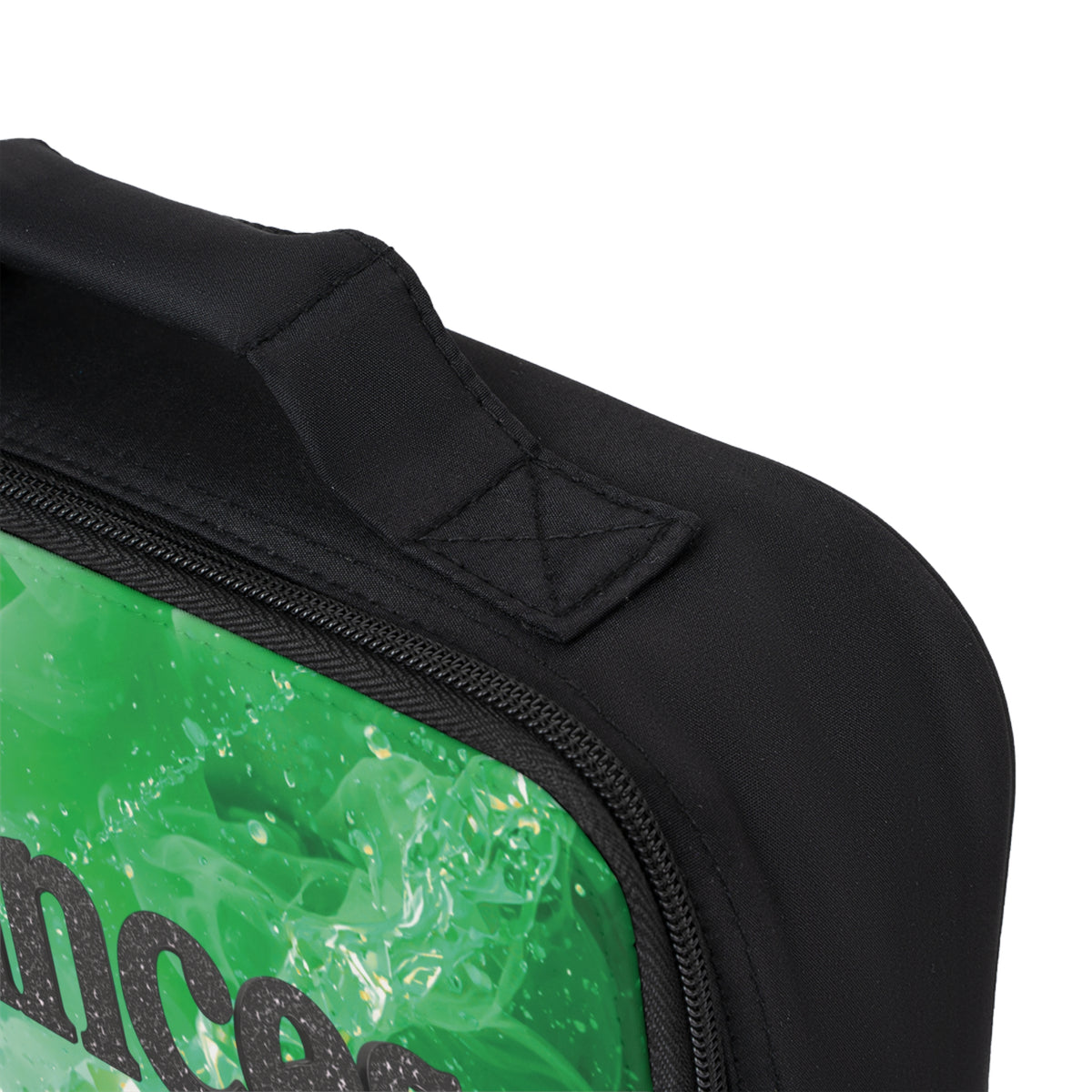 Personalized 'Princess' Lunch Bag — Custom Name Green Swirl Kids Lunchbox