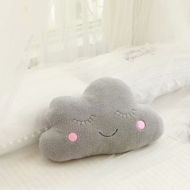 Plush Moon Star Cloud Raindrop Baby Pillow Decor
