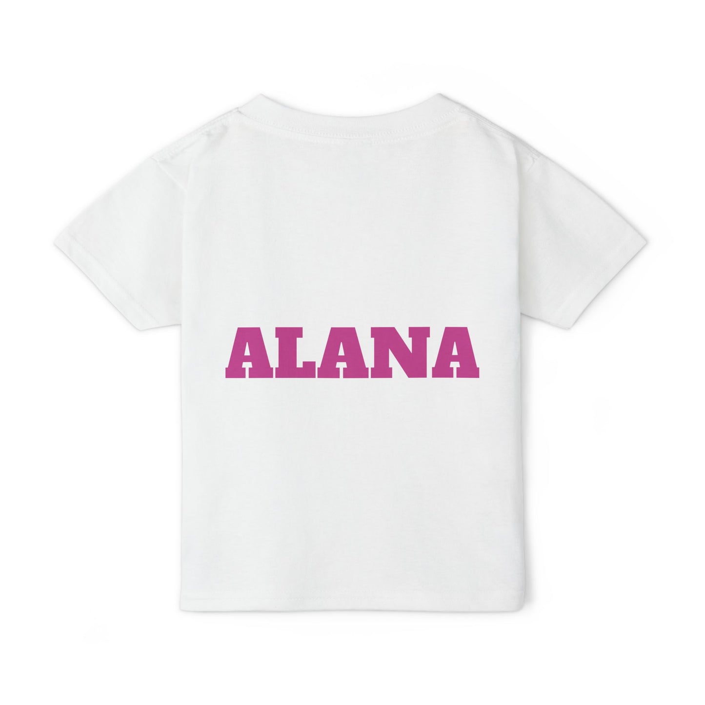 Super Girl Toddler T-Shirt — Personalized 'ALANA' Kids Tee