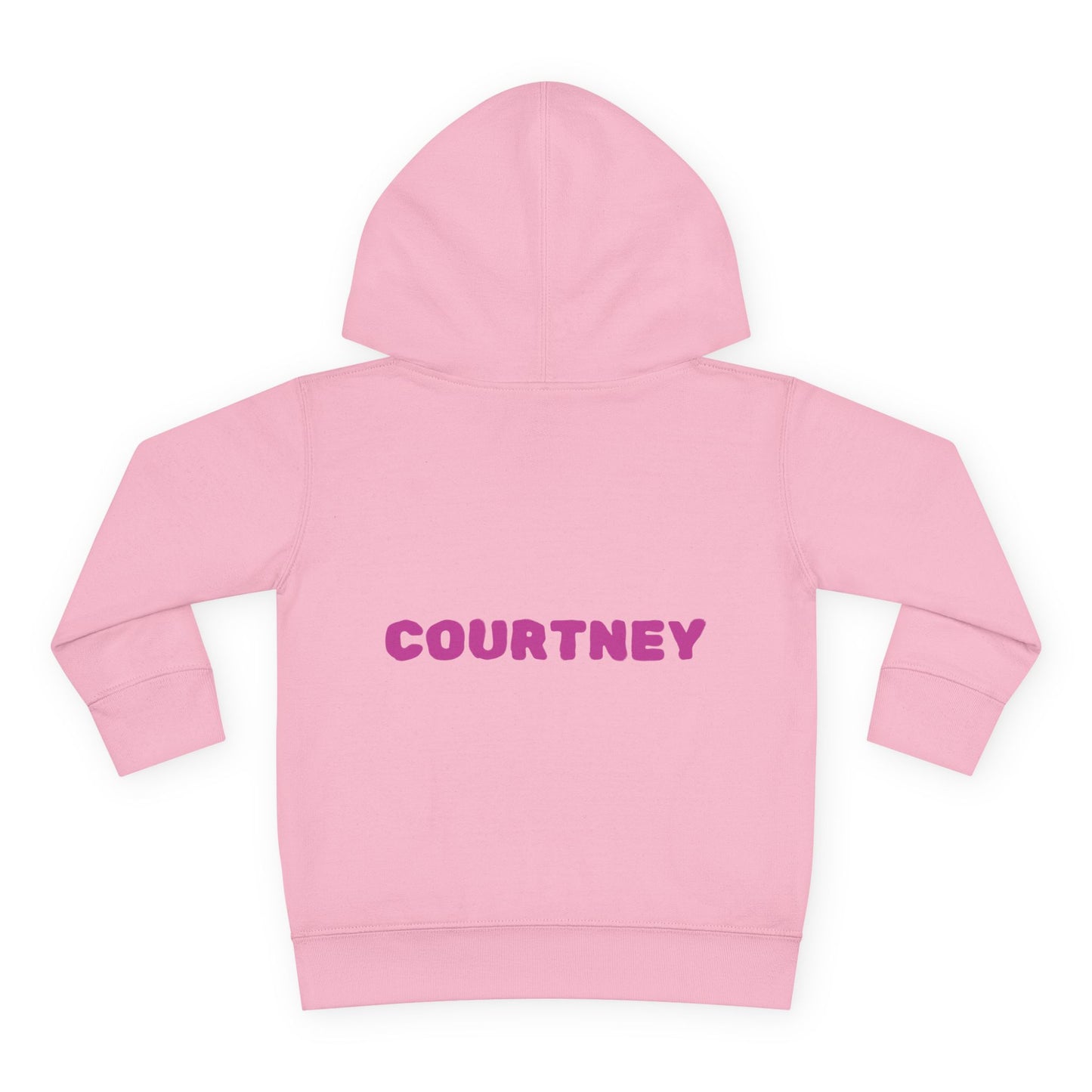 Personalized Toddler Hoodie - "Always Believe in Yourself" Cute Ice Cream Design