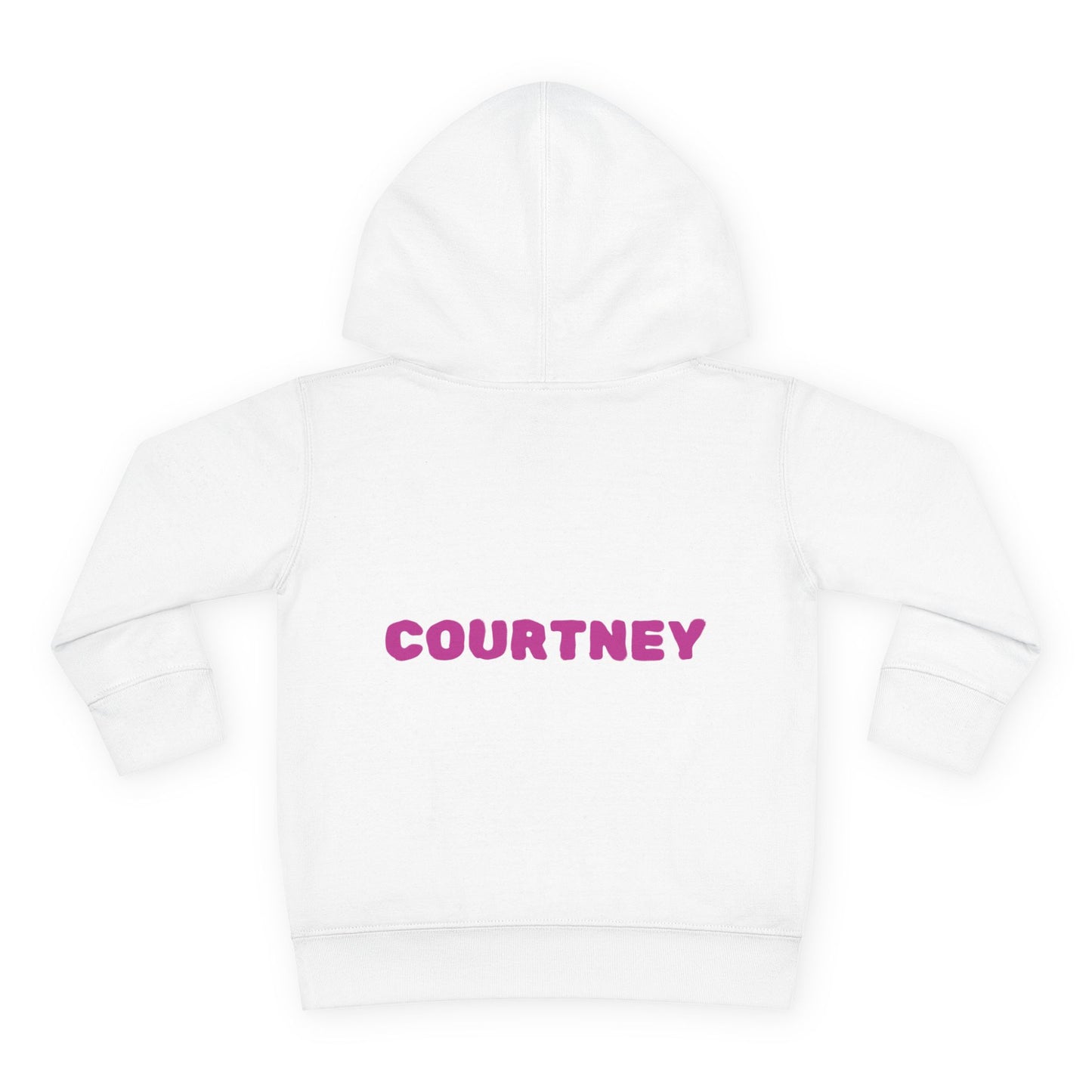 Personalized Toddler Hoodie - "Always Believe in Yourself" Cute Ice Cream Design