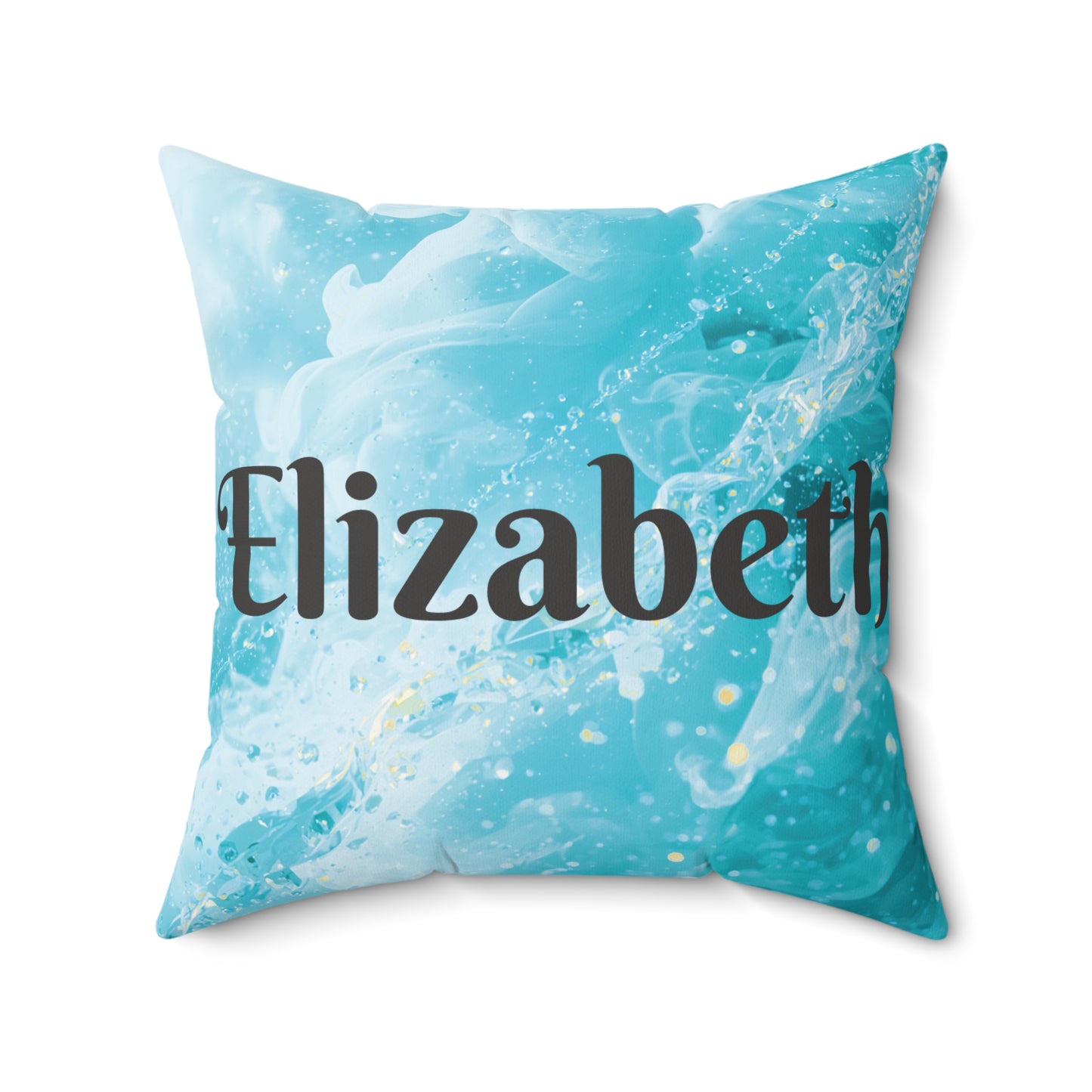 Personalized Spun Square Pillow