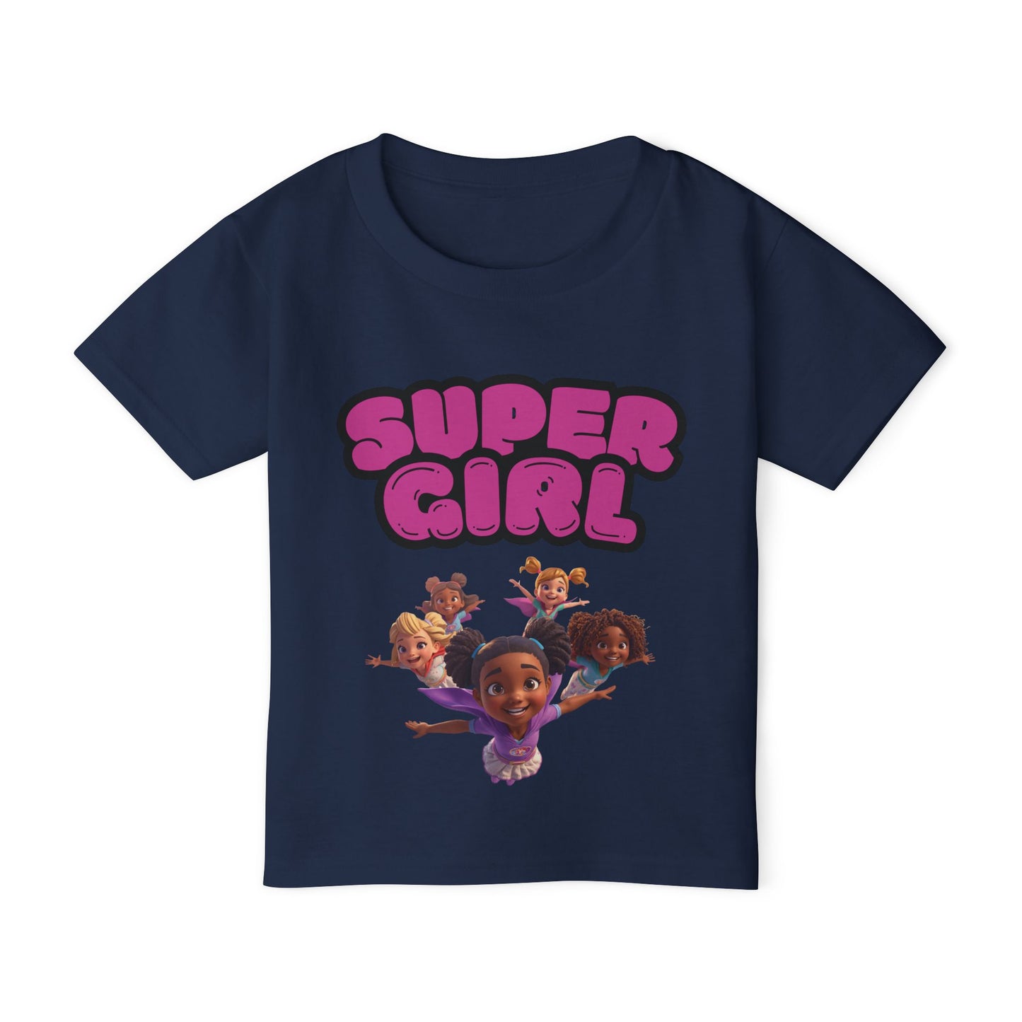 Super Girl Toddler T-Shirt — Personalized 'ALANA' Kids Tee