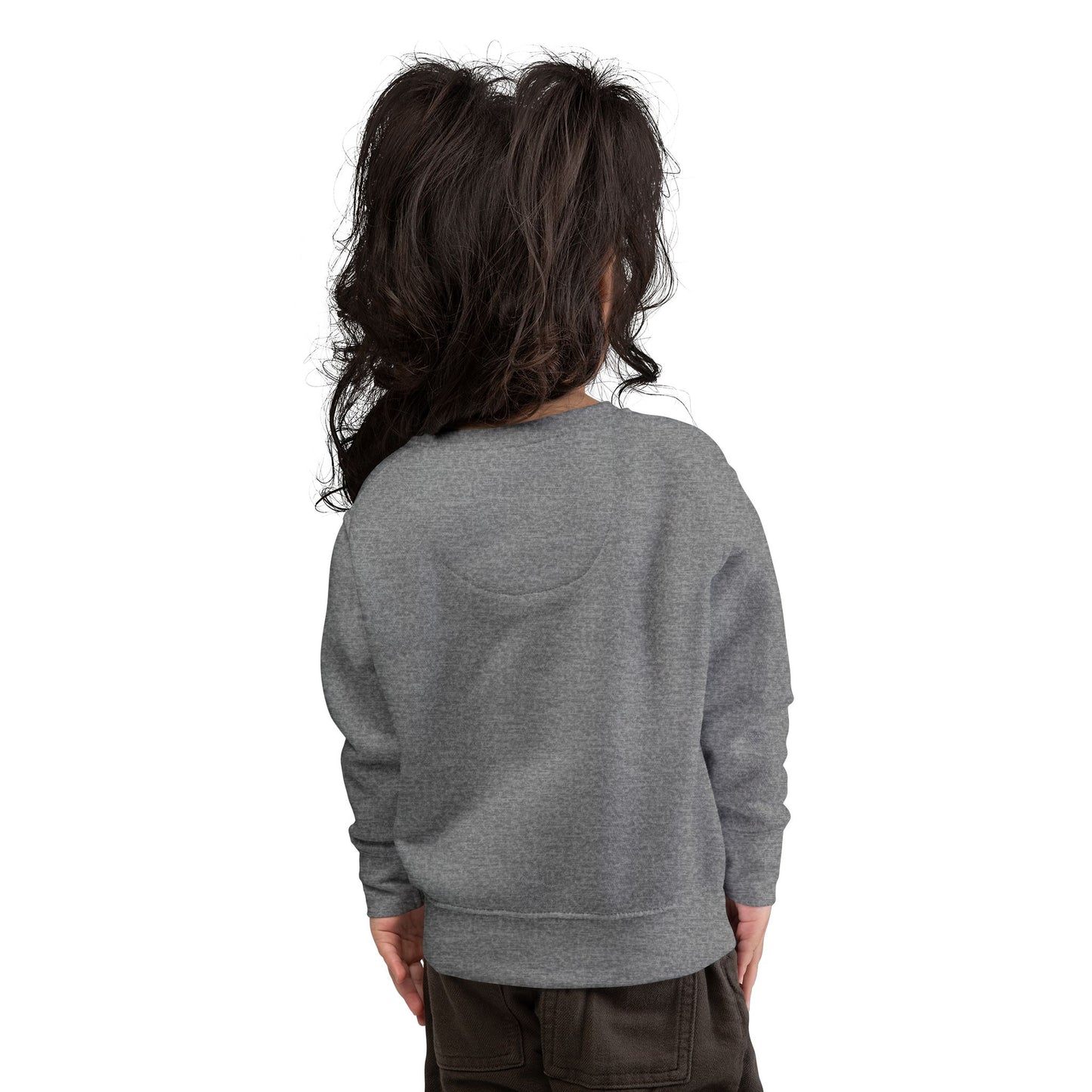 SuperGirl Toddler Sweatshirt — Cute Flying Superhero Graphic for Kids