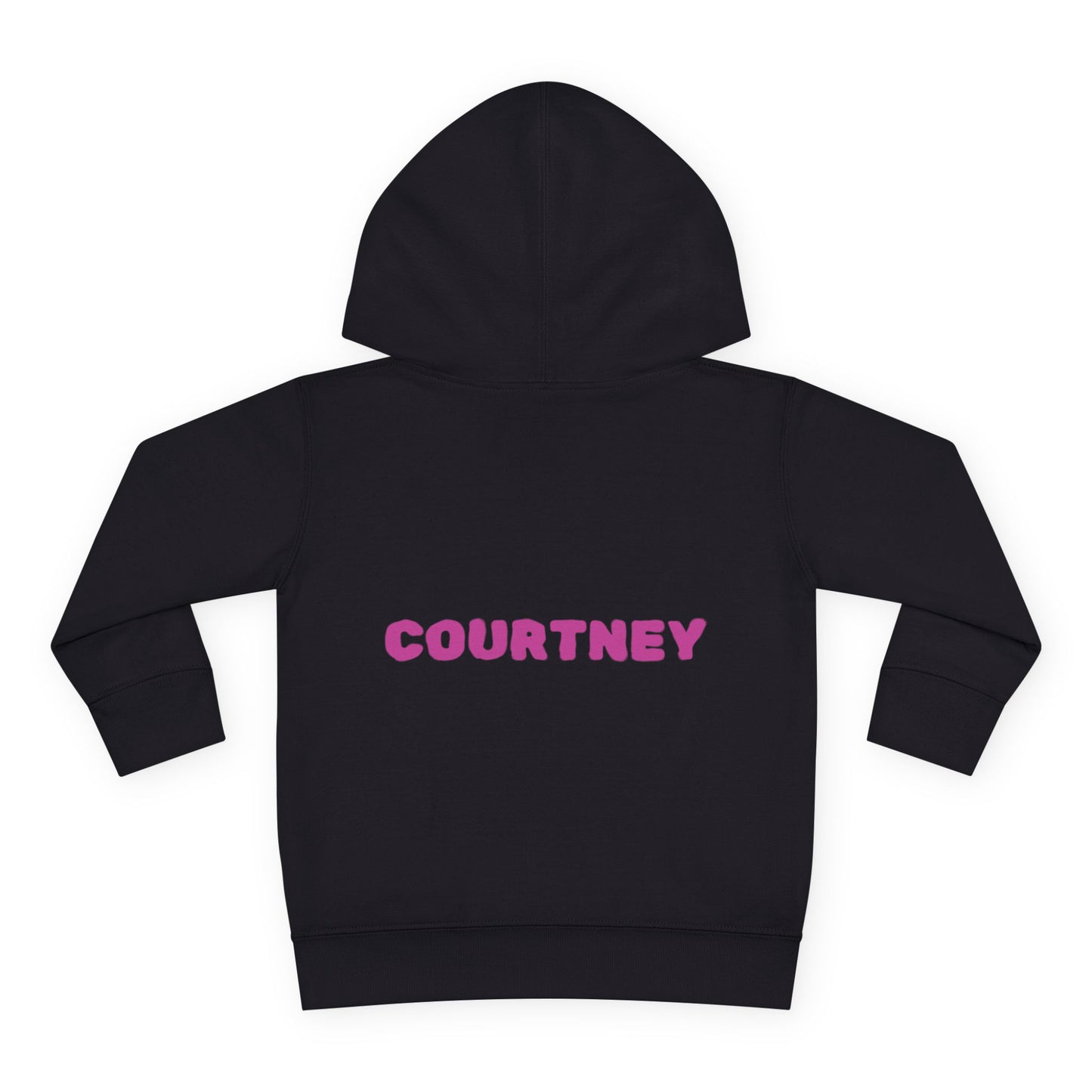 Personalized Toddler Hoodie - "Always Believe in Yourself" Cute Ice Cream Design