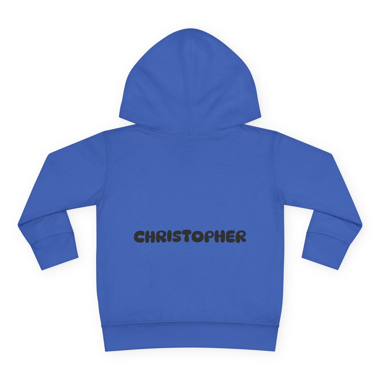 Boys Toddler Hoodie — Personalized Dino Name Collage (Custom Kids Pullover)