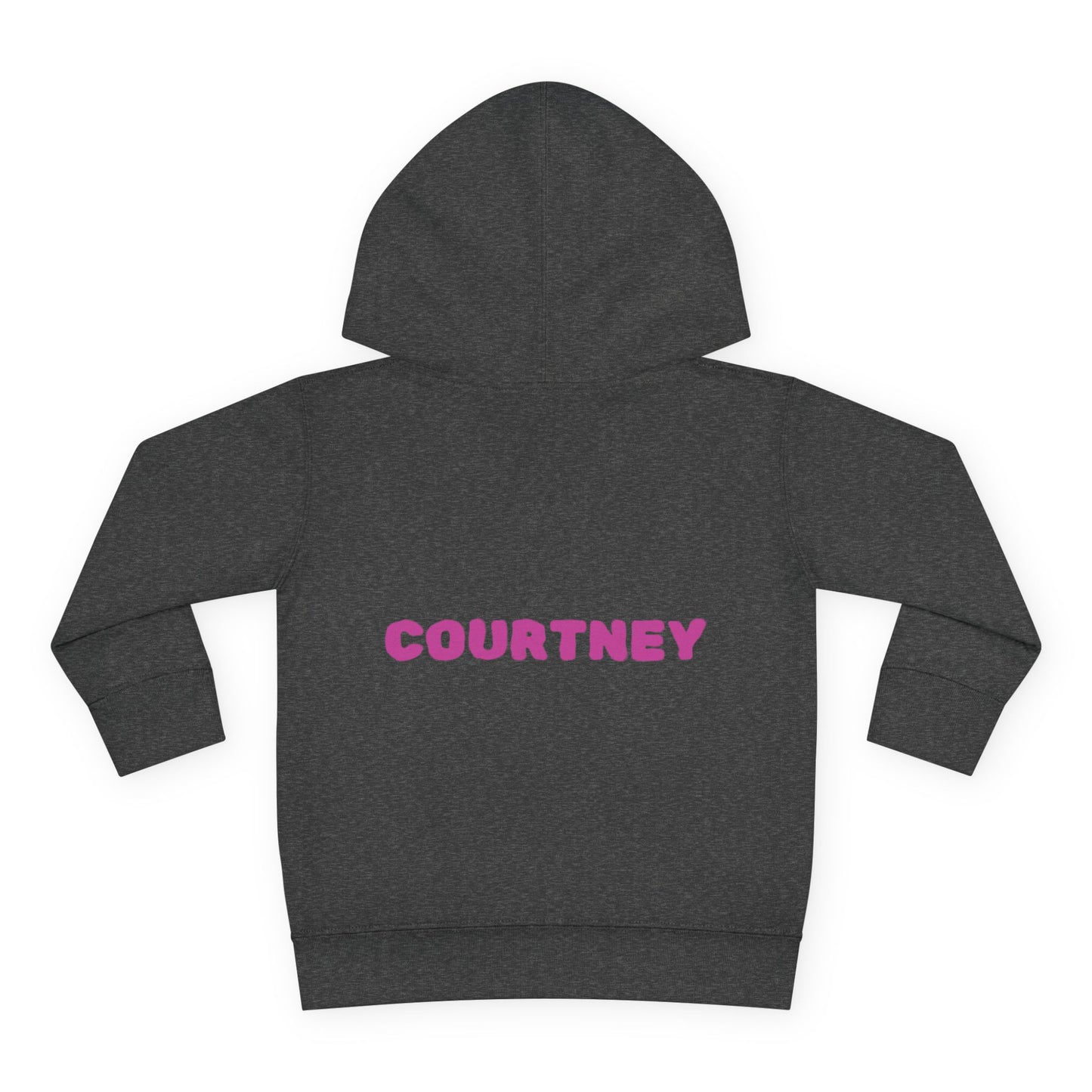 Personalized Toddler Hoodie - "Always Believe in Yourself" Cute Ice Cream Design