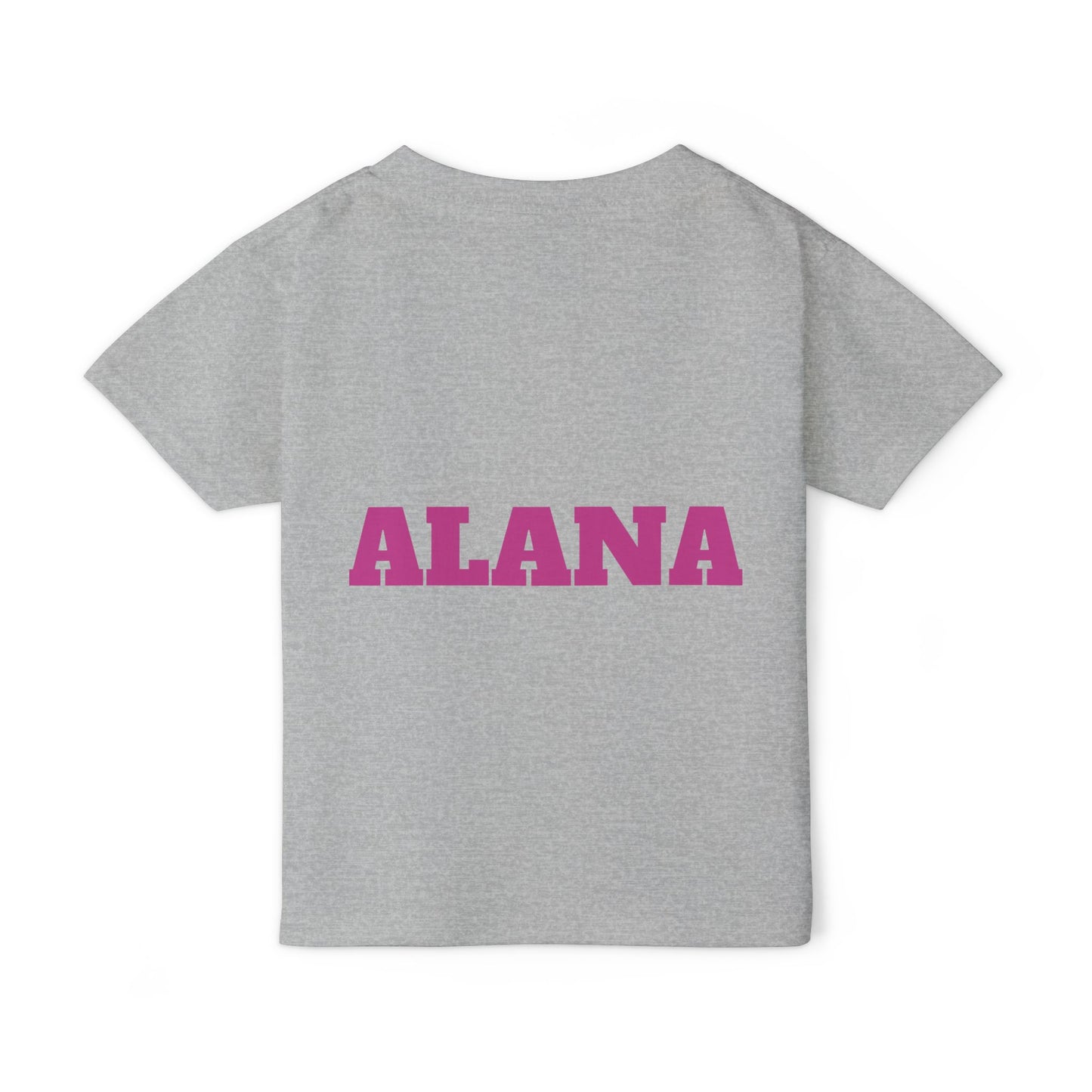 Super Girl Toddler T-Shirt — Personalized 'ALANA' Kids Tee