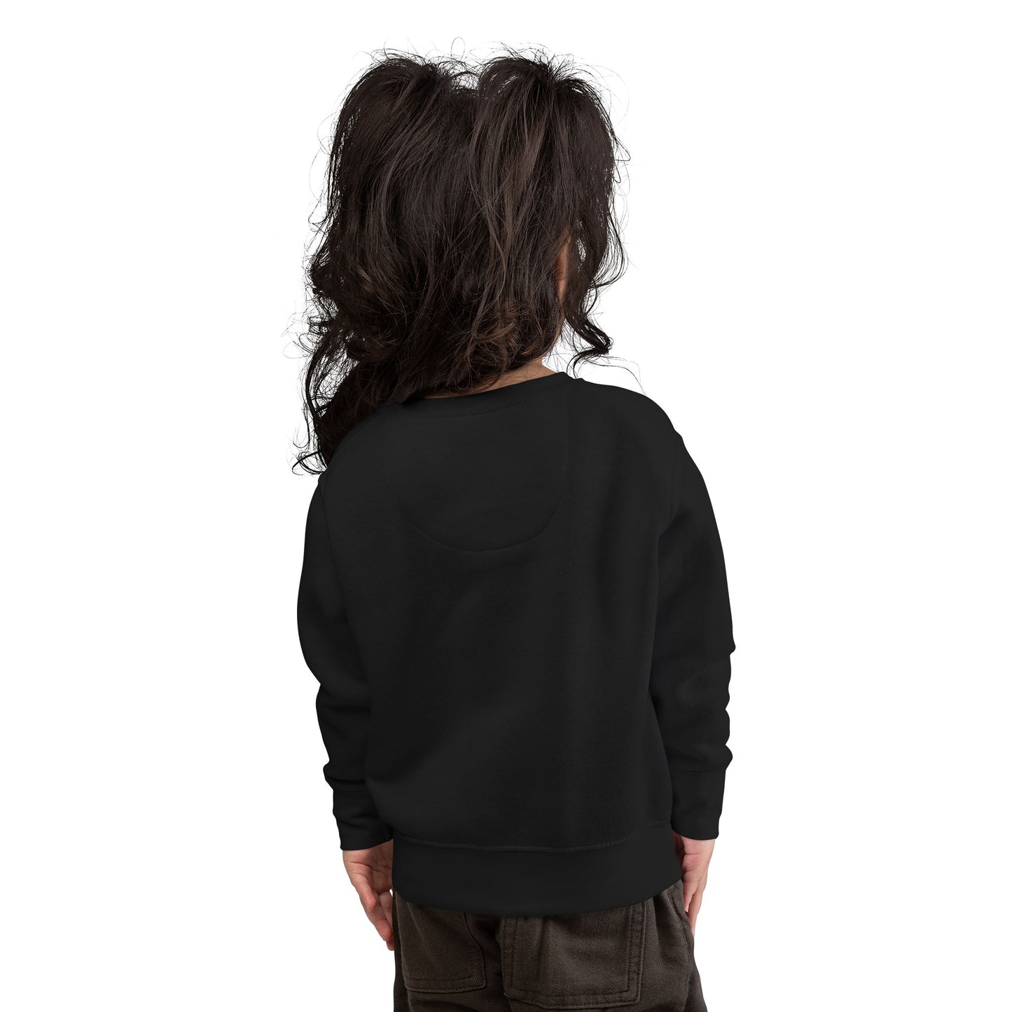 SuperGirl Toddler Sweatshirt — Cute Flying Superhero Graphic for Kids