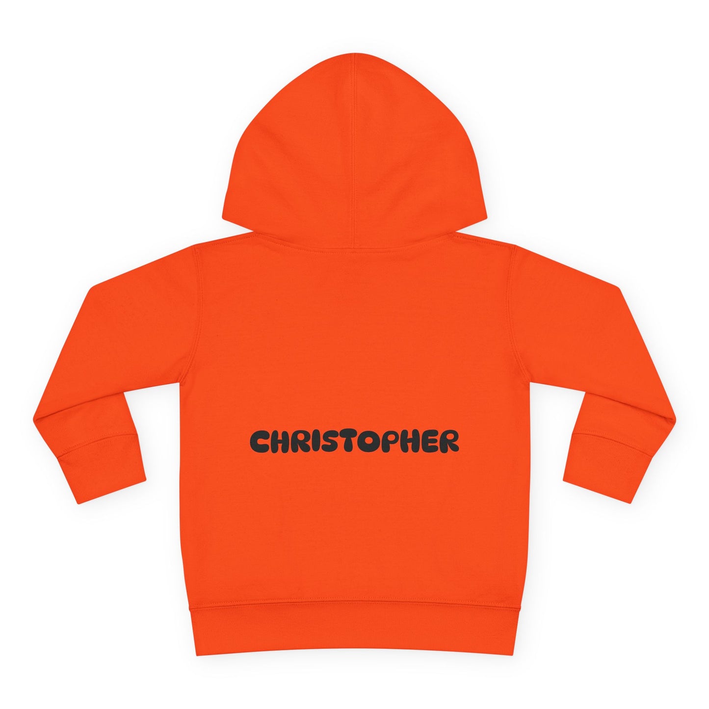 Boys Toddler Hoodie — Personalized Dino Name Collage (Custom Kids Pullover)