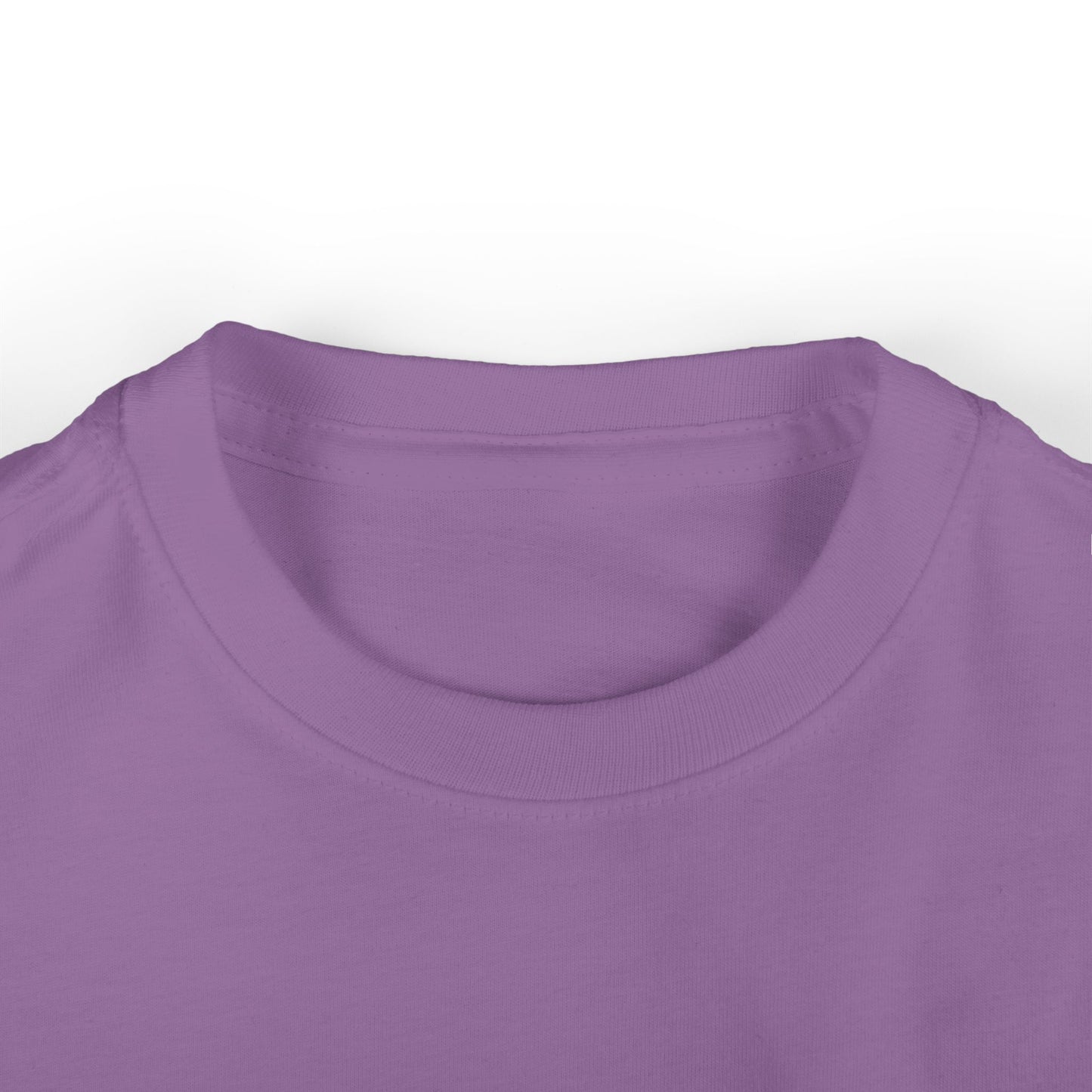 Loved Purple Rose Infant Tee — Gold-Trim Floral Baby Shirt