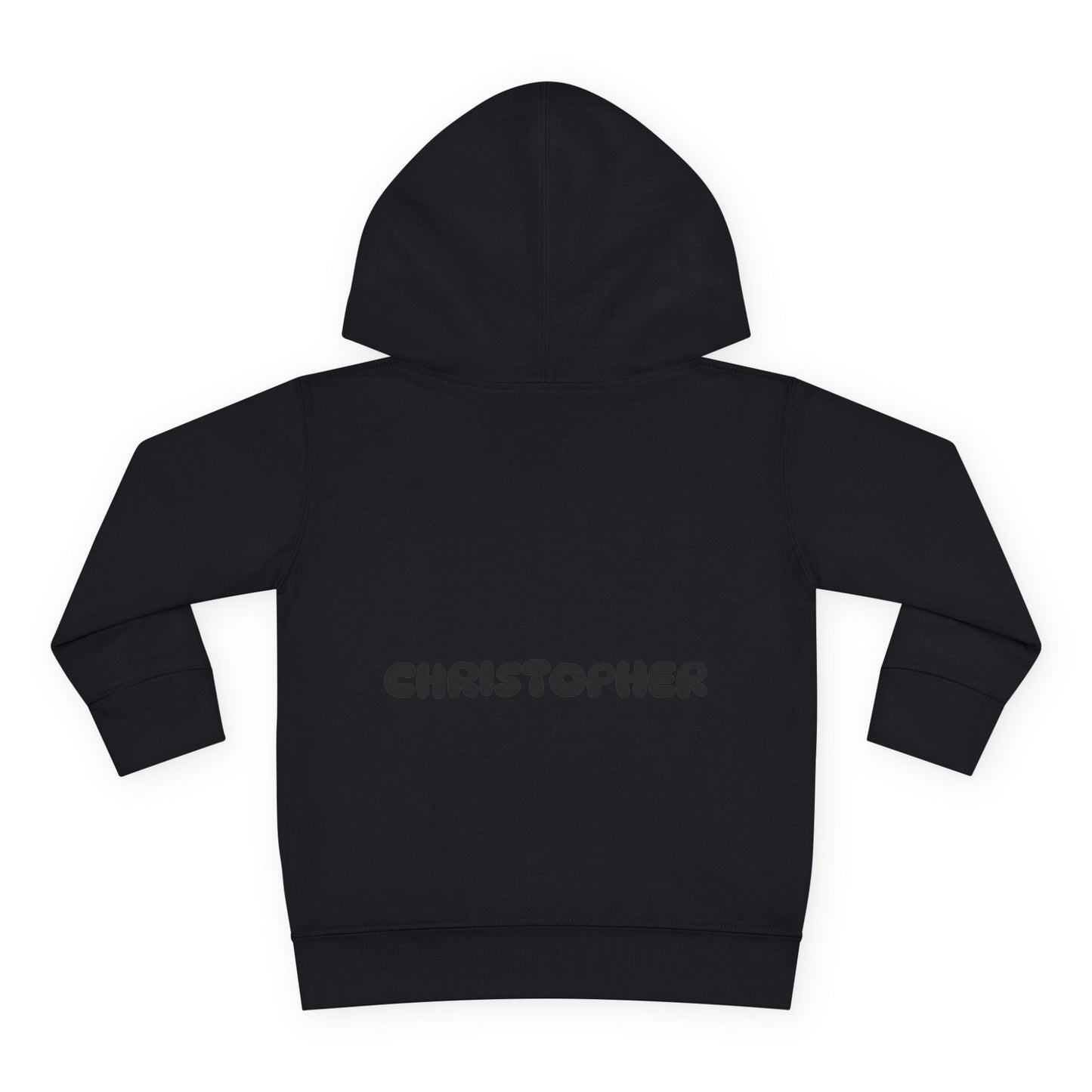 Boys Toddler Hoodie — Personalized Dino Name Collage (Custom Kids Pullover)