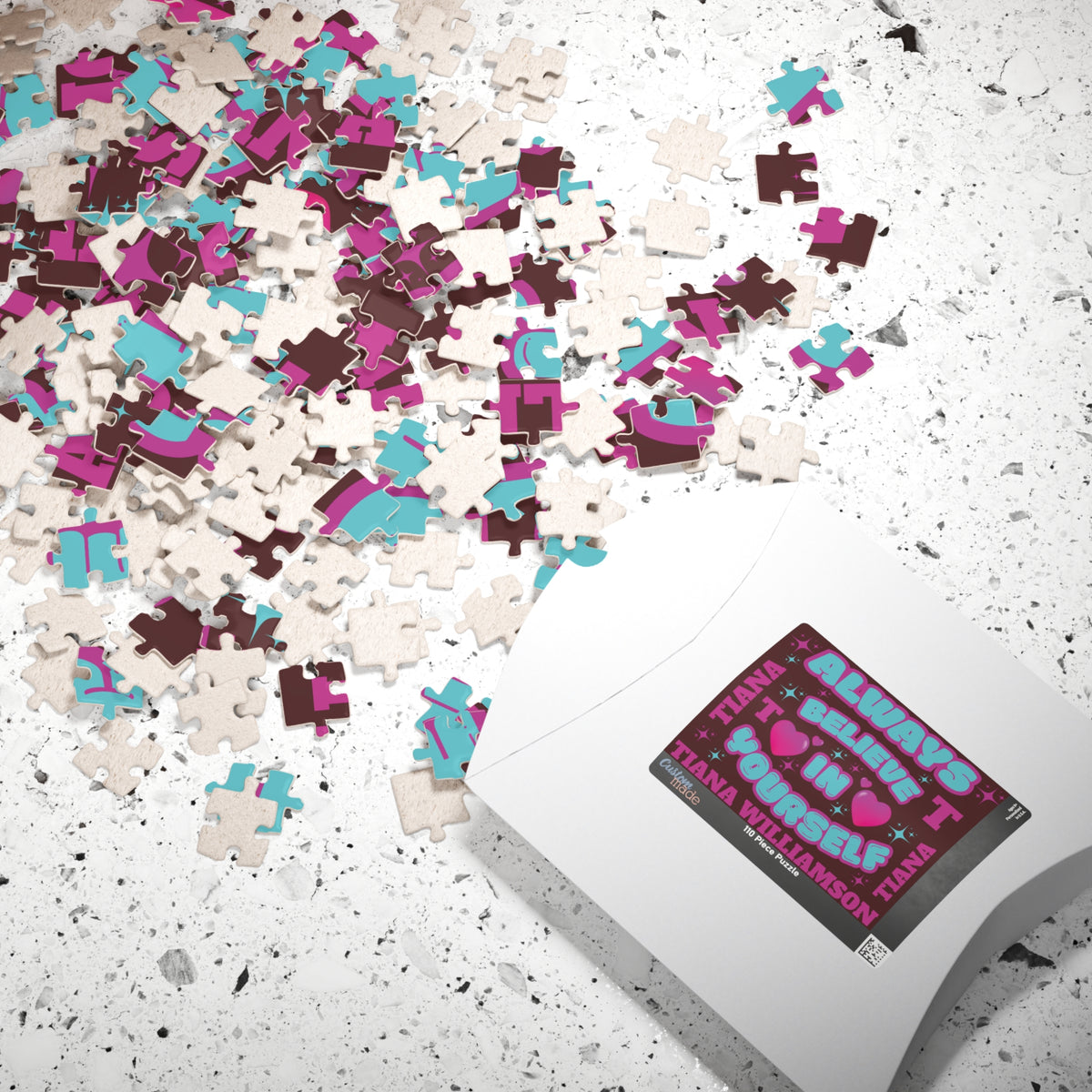 Personalized Name Jigsaw Motivational Puzzle — “Always Believe In Yourself”