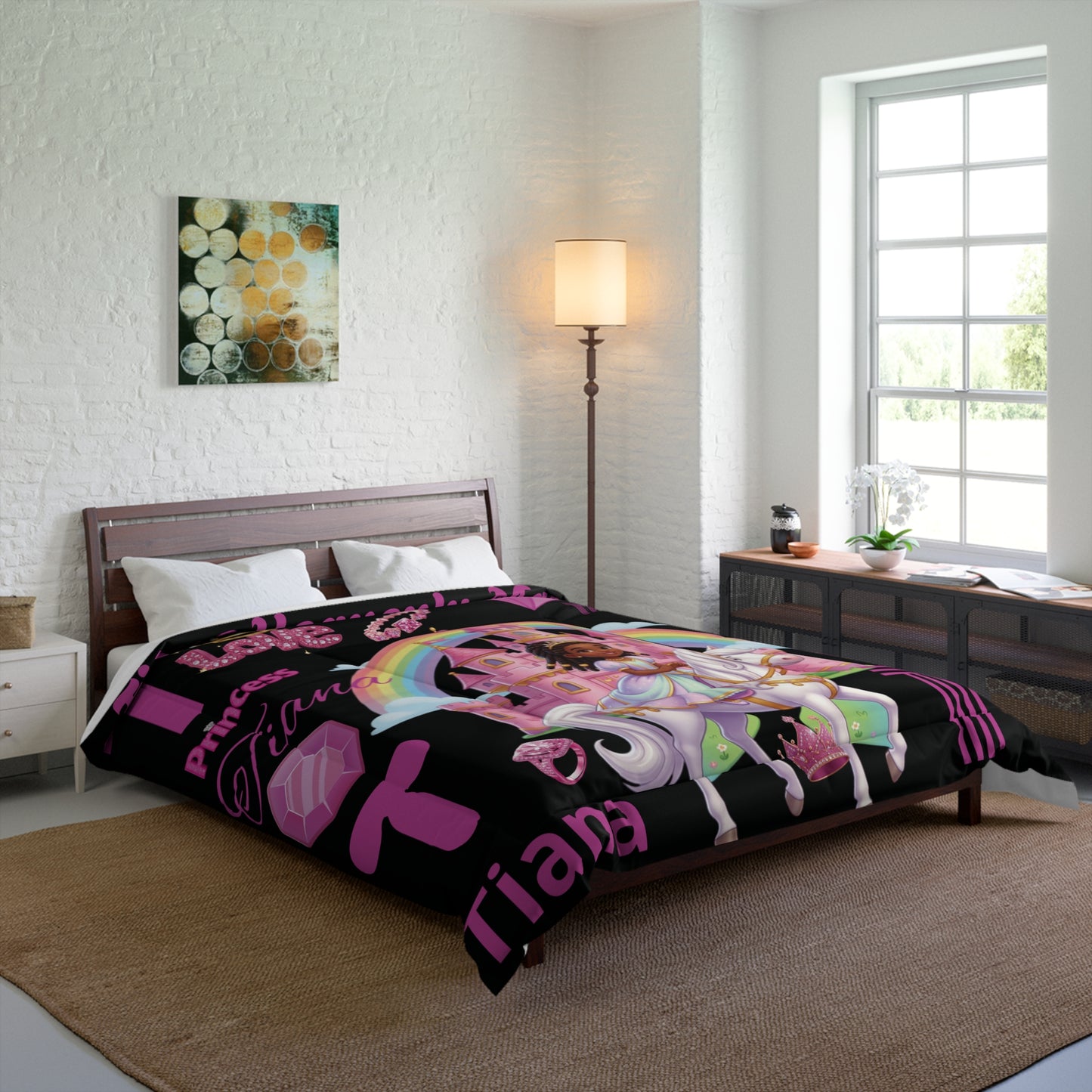 Personalized Comfy Princess Comforter — Custom Kids Bedding