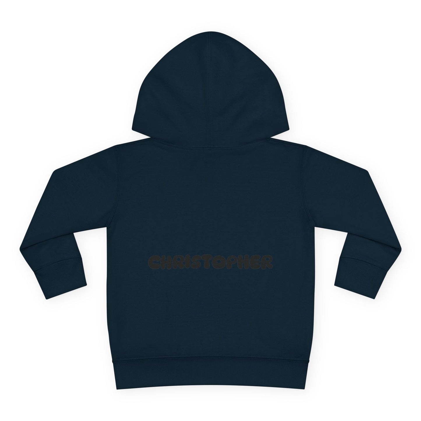 Boys Toddler Hoodie — Personalized Dino Name Collage (Custom Kids Pullover)