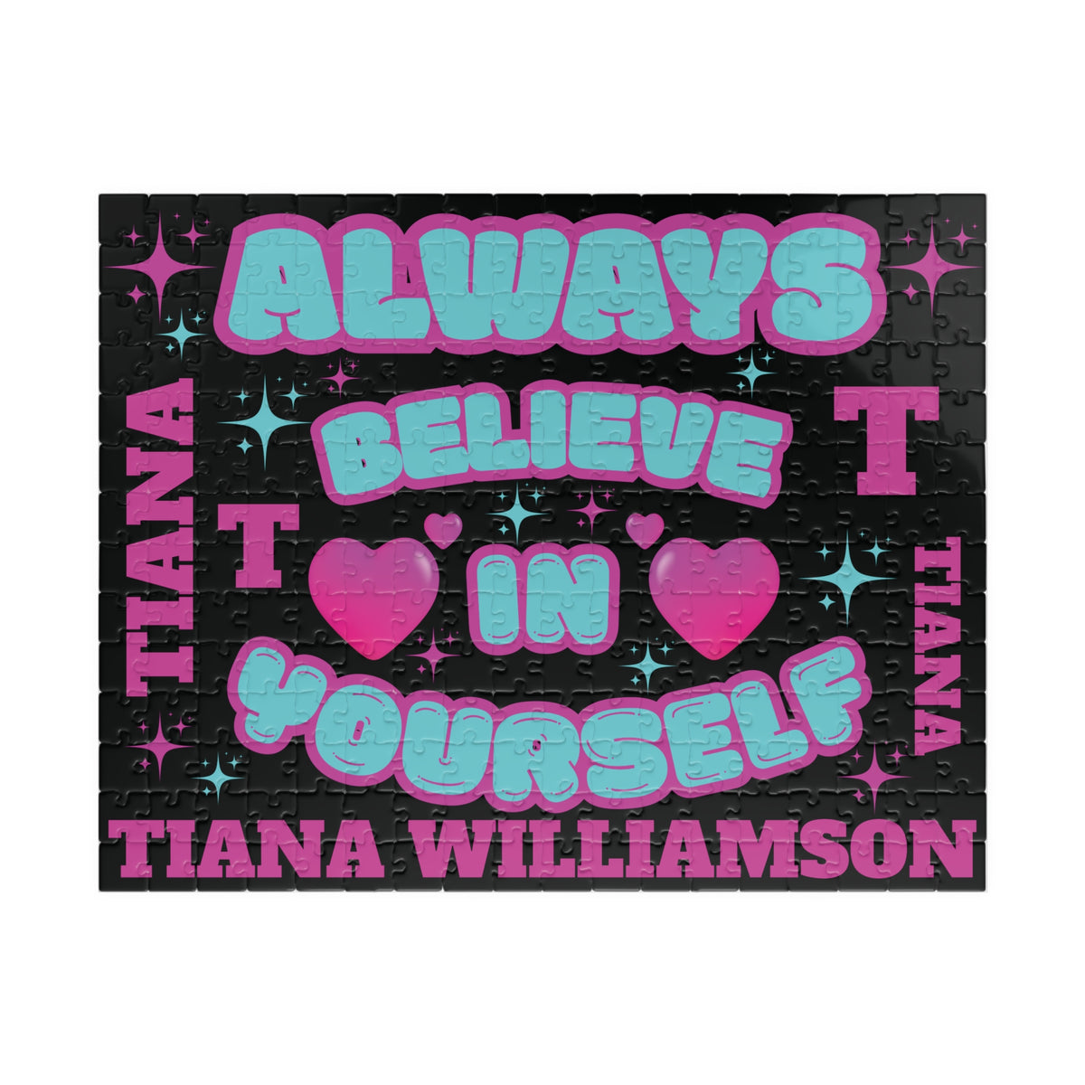 Personalized Name Jigsaw Motivational Puzzle — “Always Believe In Yourself”