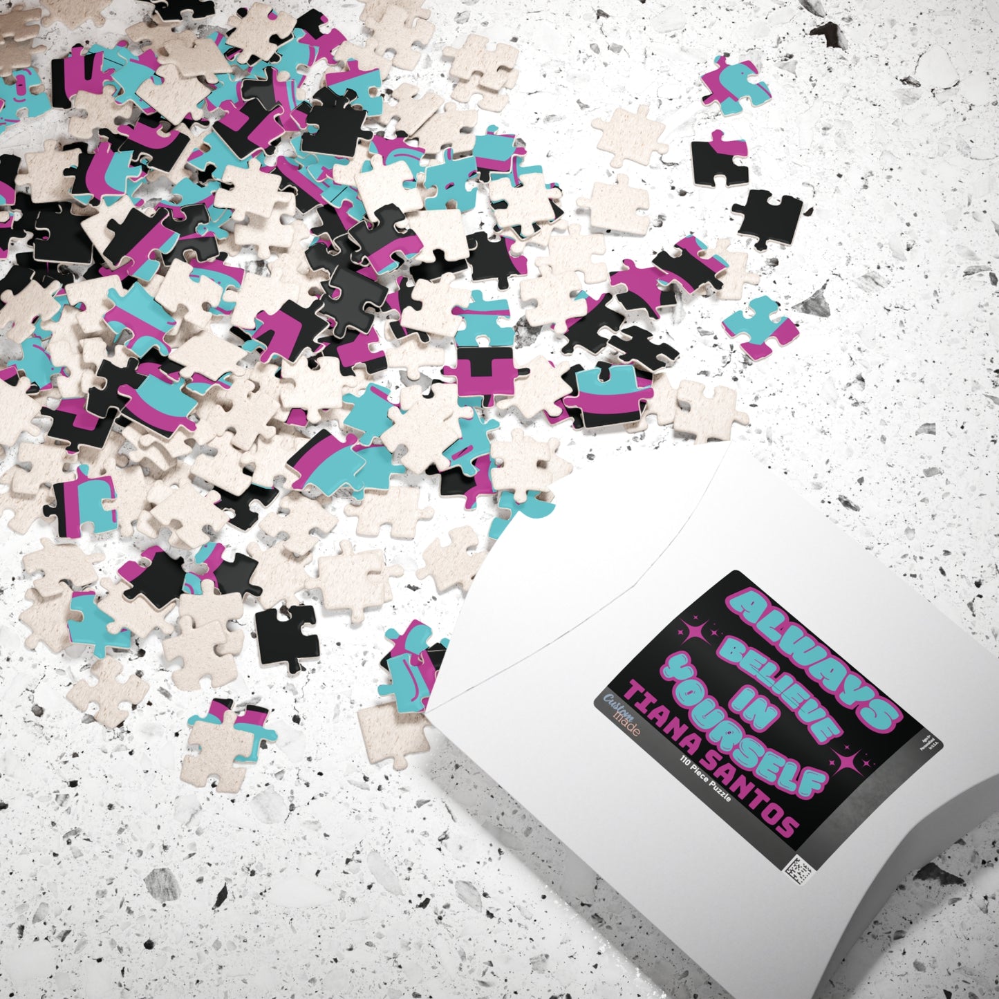 Personalized Name Jigsaw Motivational Puzzle — “Always Believe In Yourself”