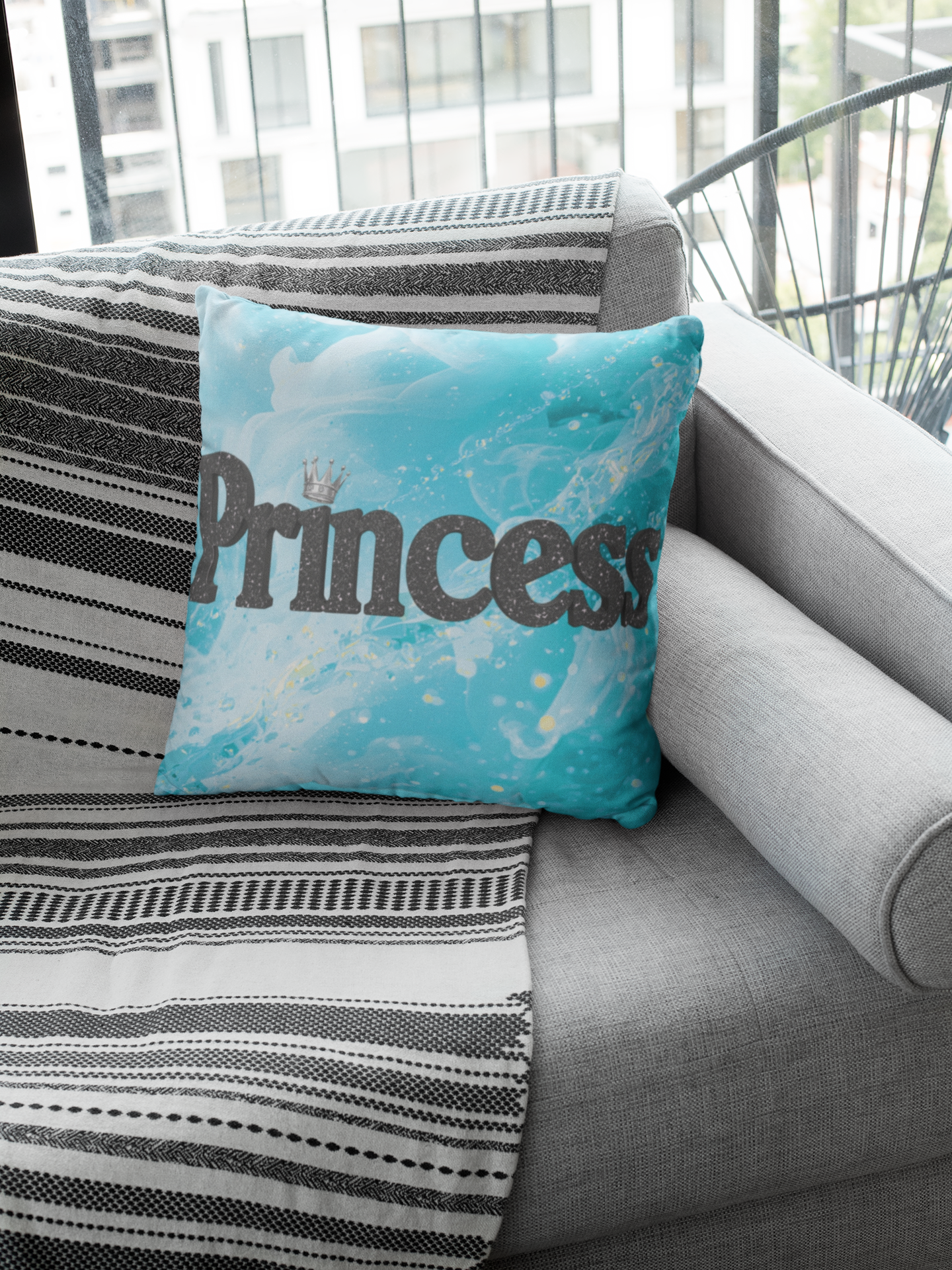 Personalized Spun Square Pillow