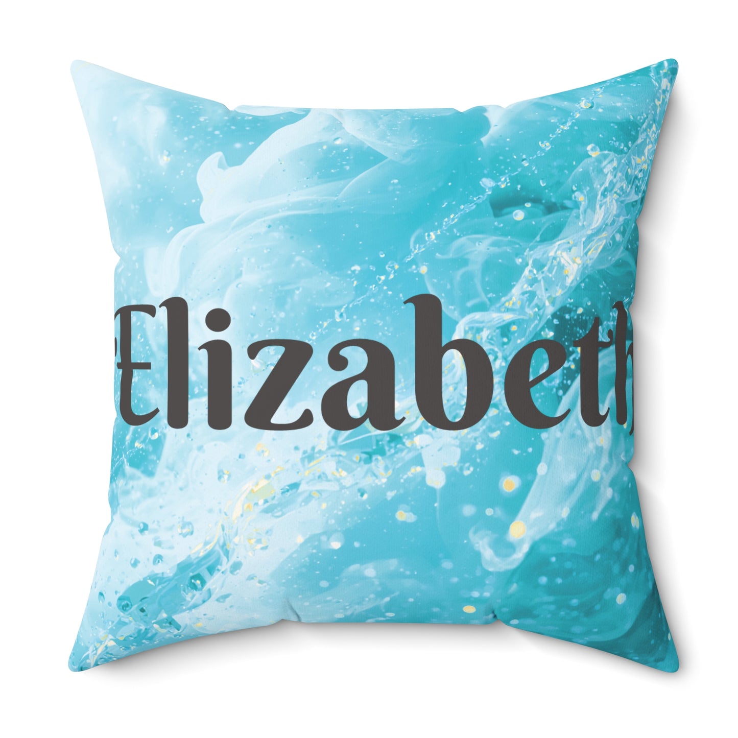 Personalized Spun Square Pillow