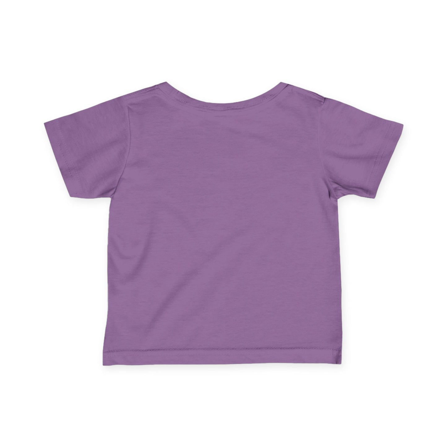 Loved Purple Rose Infant Tee — Gold-Trim Floral Baby Shirt
