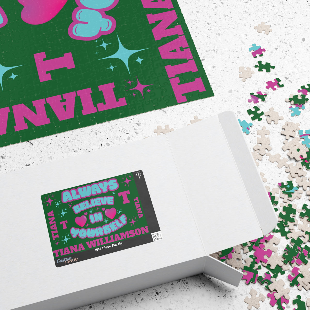 Personalized Name Jigsaw Motivational Puzzle — “Always Believe In Yourself”