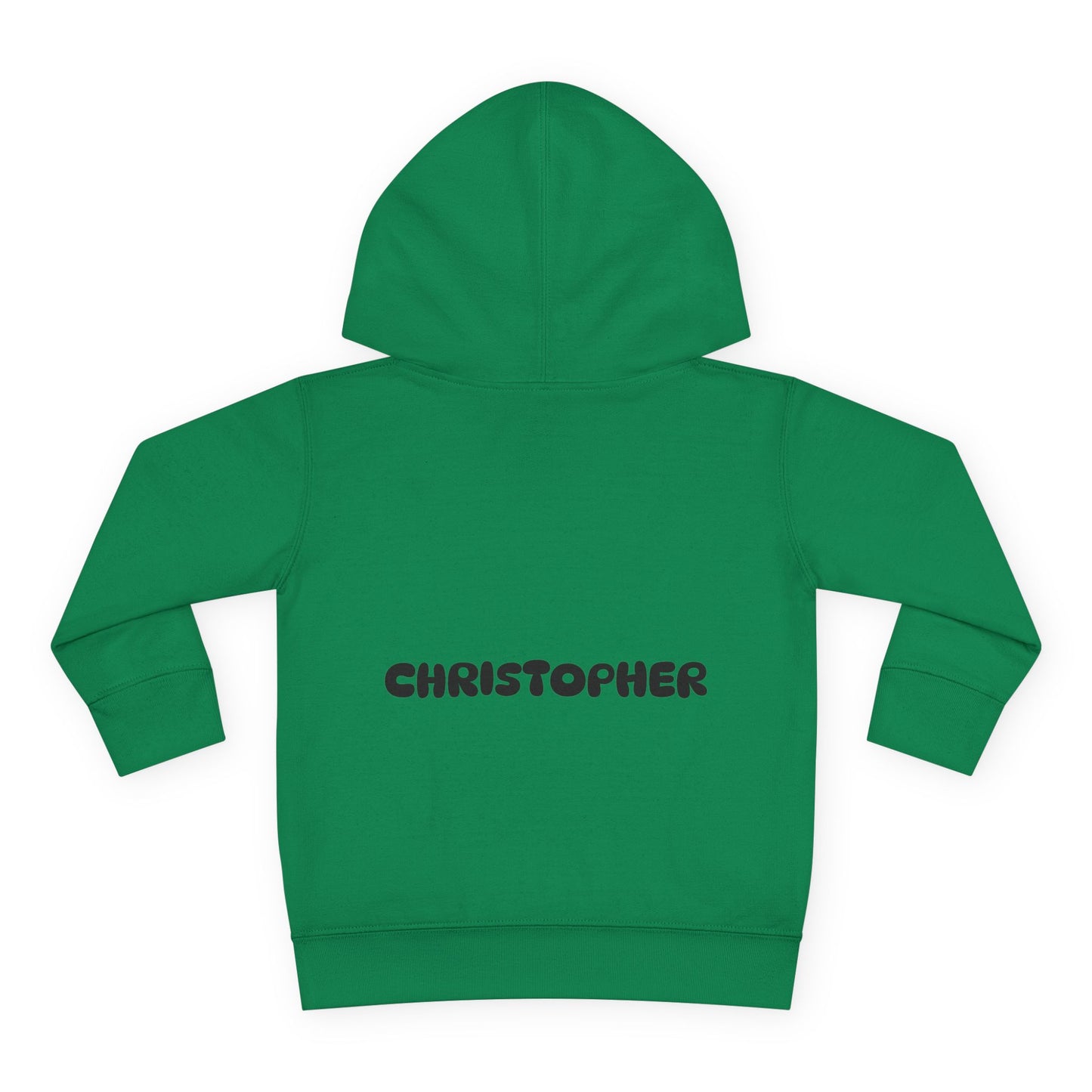 Boys Toddler Hoodie — Personalized Dino Name Collage (Custom Kids Pullover)