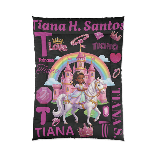 Personalized Comfy Princess Comforter — Custom Kids Bedding
