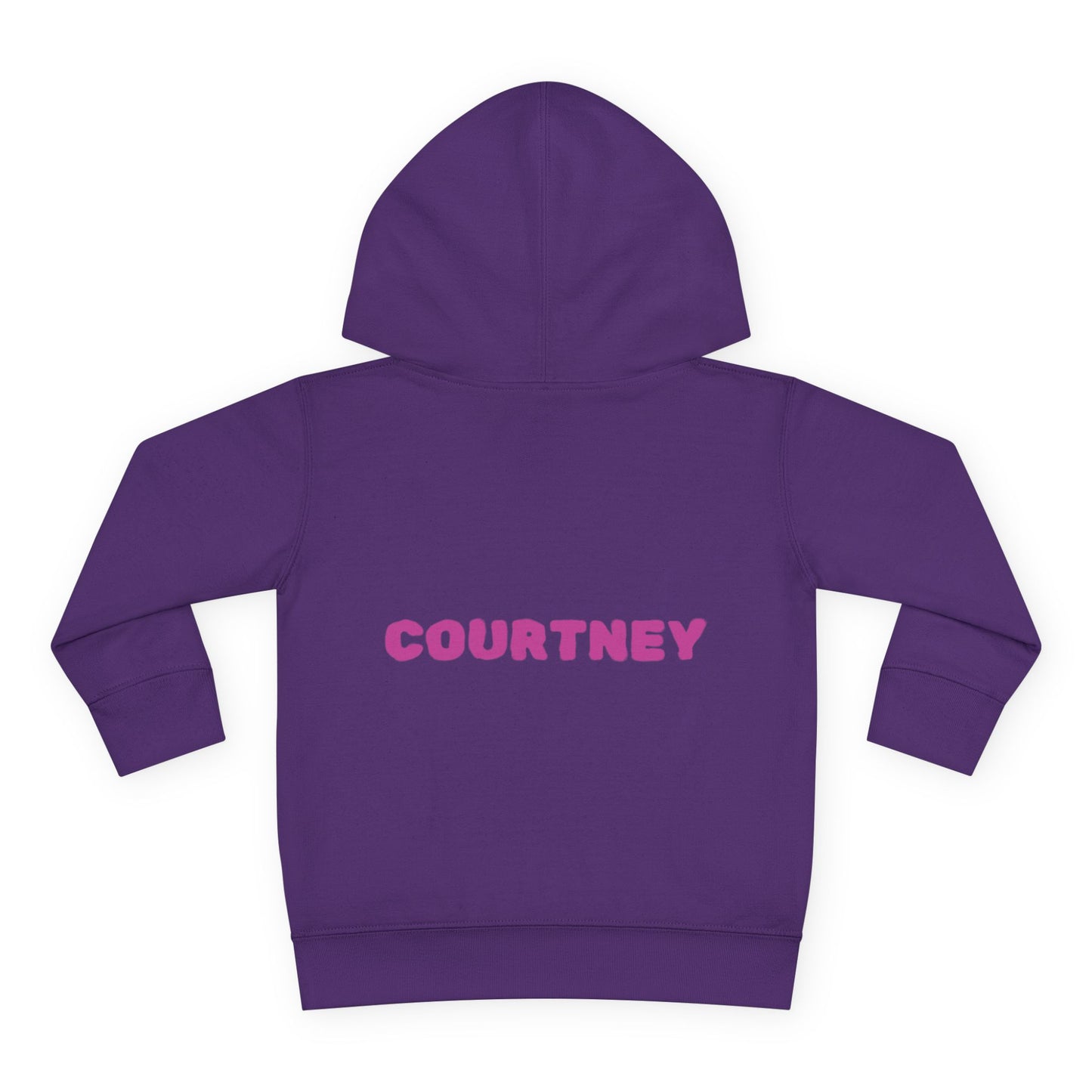 Personalized Toddler Hoodie - "Always Believe in Yourself" Cute Ice Cream Design