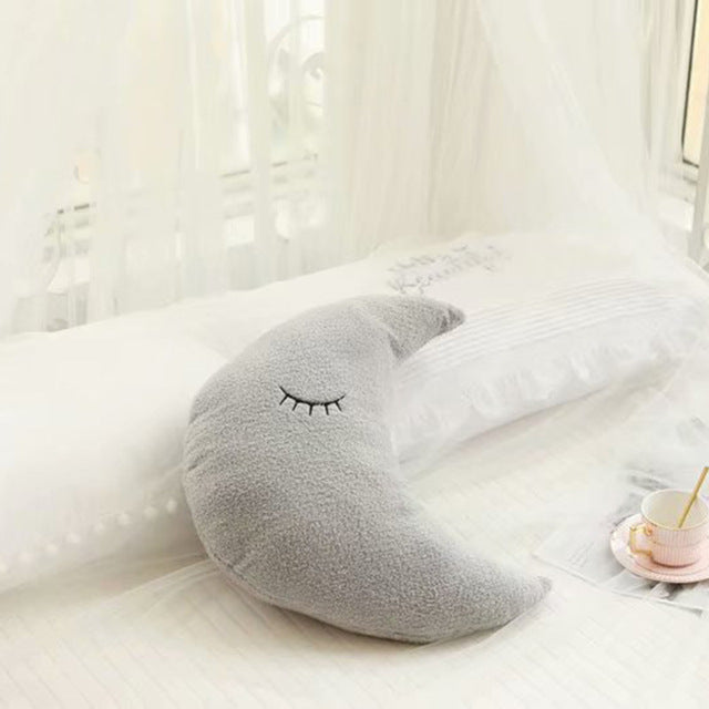 Plush Moon Star Cloud Raindrop Baby Pillow Decor