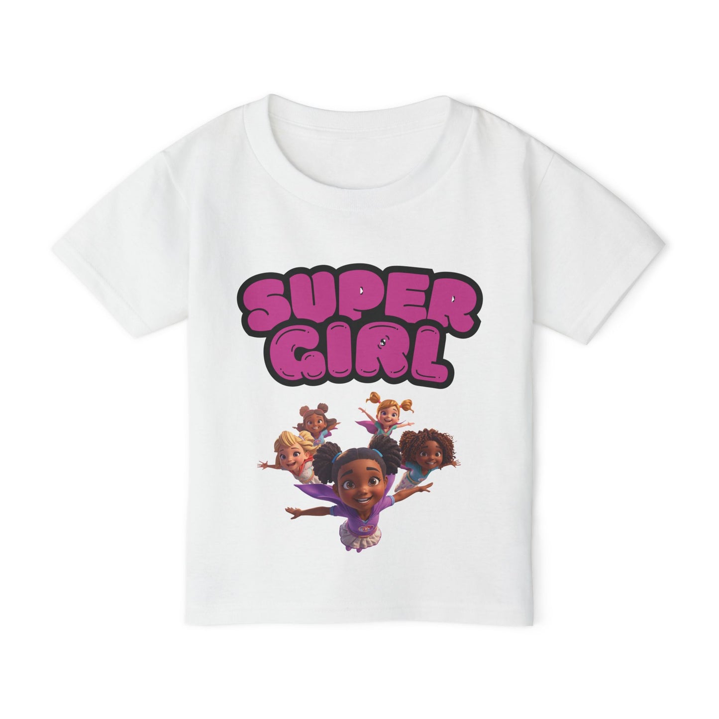 Super Girl Toddler T-Shirt — Personalized 'ALANA' Kids Tee