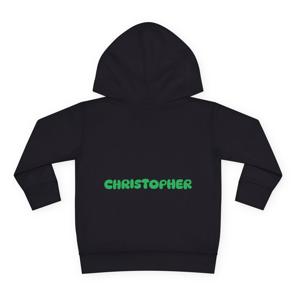 Boys Toddler Hoodie — Personalized Dino Name Collage (Custom Kids Pullover)