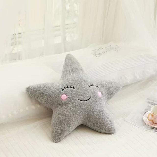 Plush Moon Star Cloud Raindrop Baby Pillow Decor