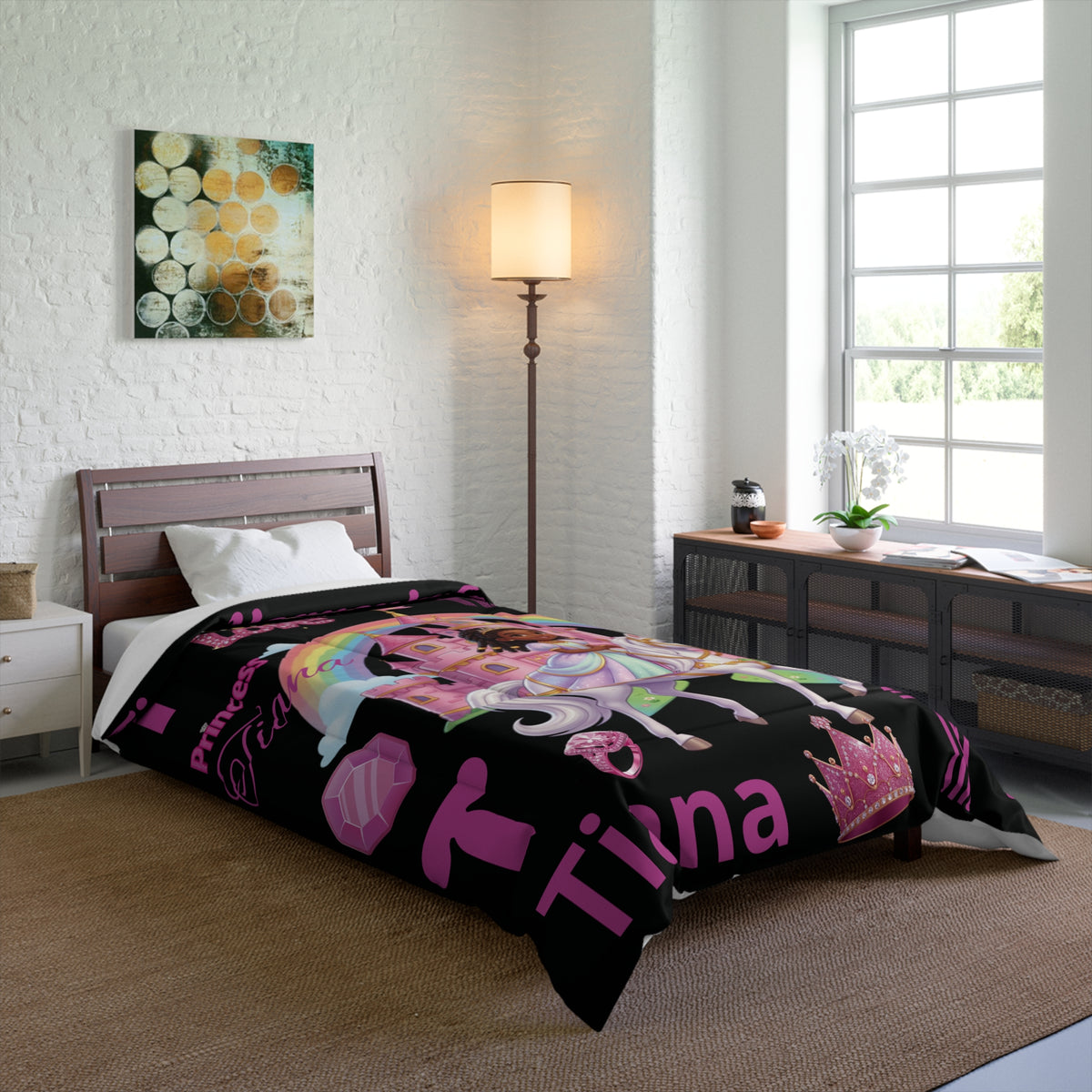 Personalized Comfy Princess Comforter — Custom Kids Bedding