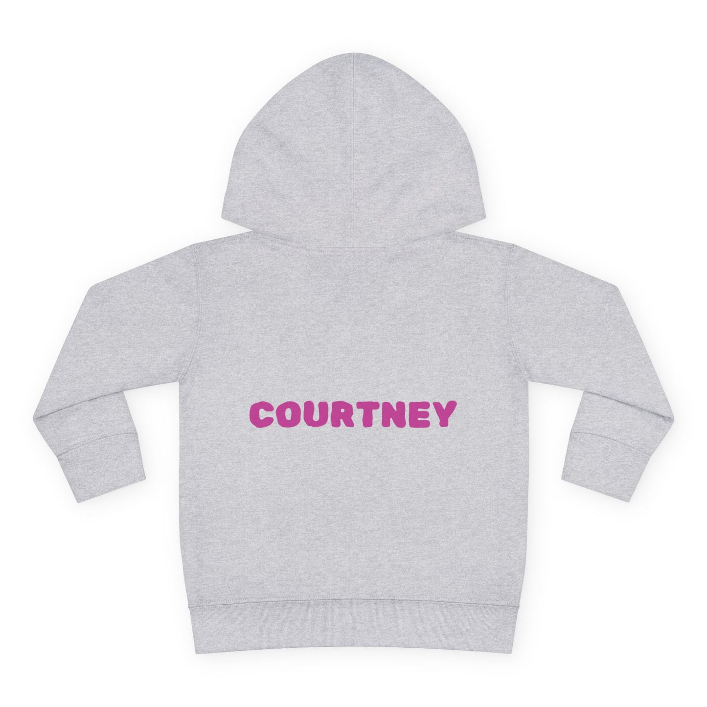 Personalized Toddler Hoodie - "Always Believe in Yourself" Cute Ice Cream Design