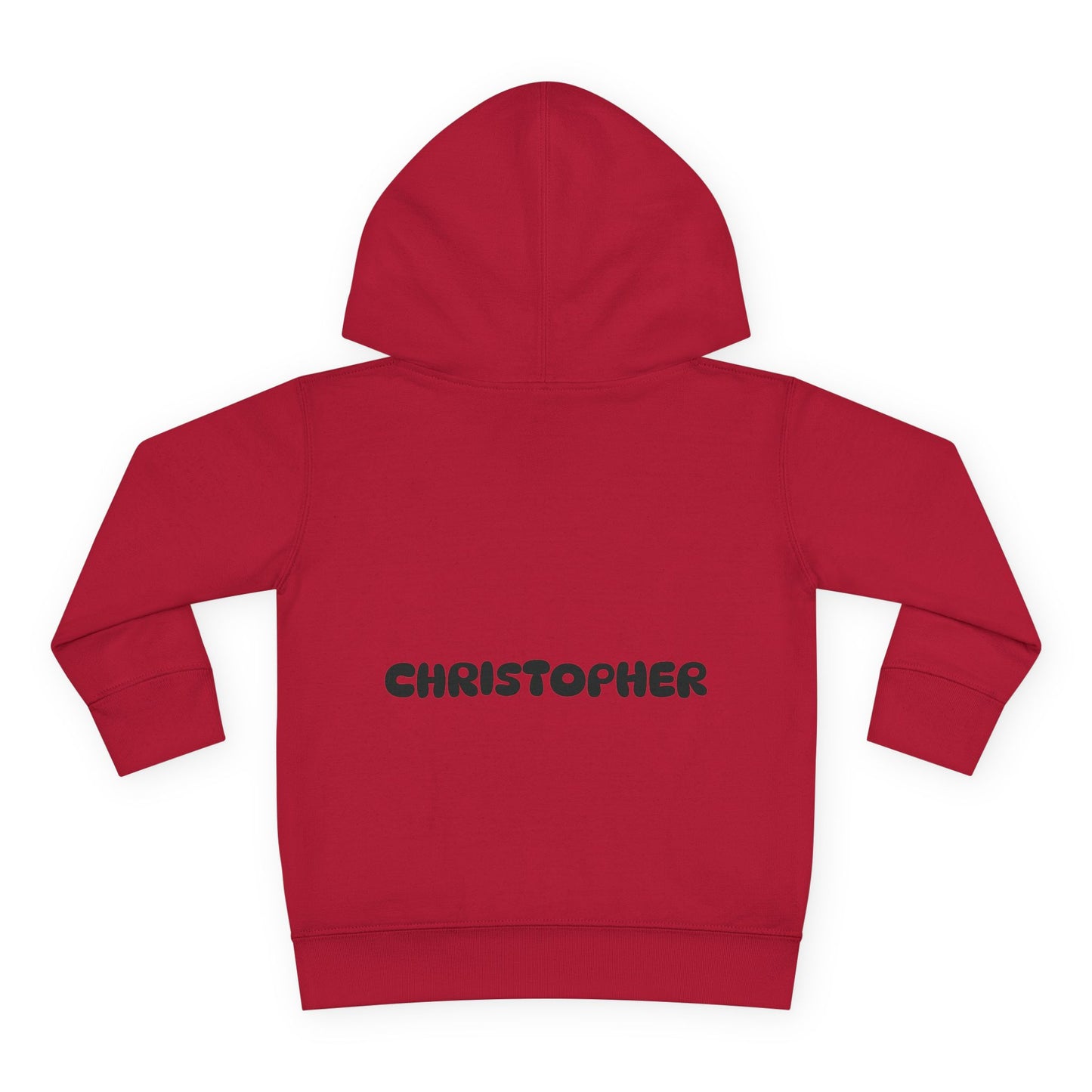 Boys Toddler Hoodie — Personalized Dino Name Collage (Custom Kids Pullover)