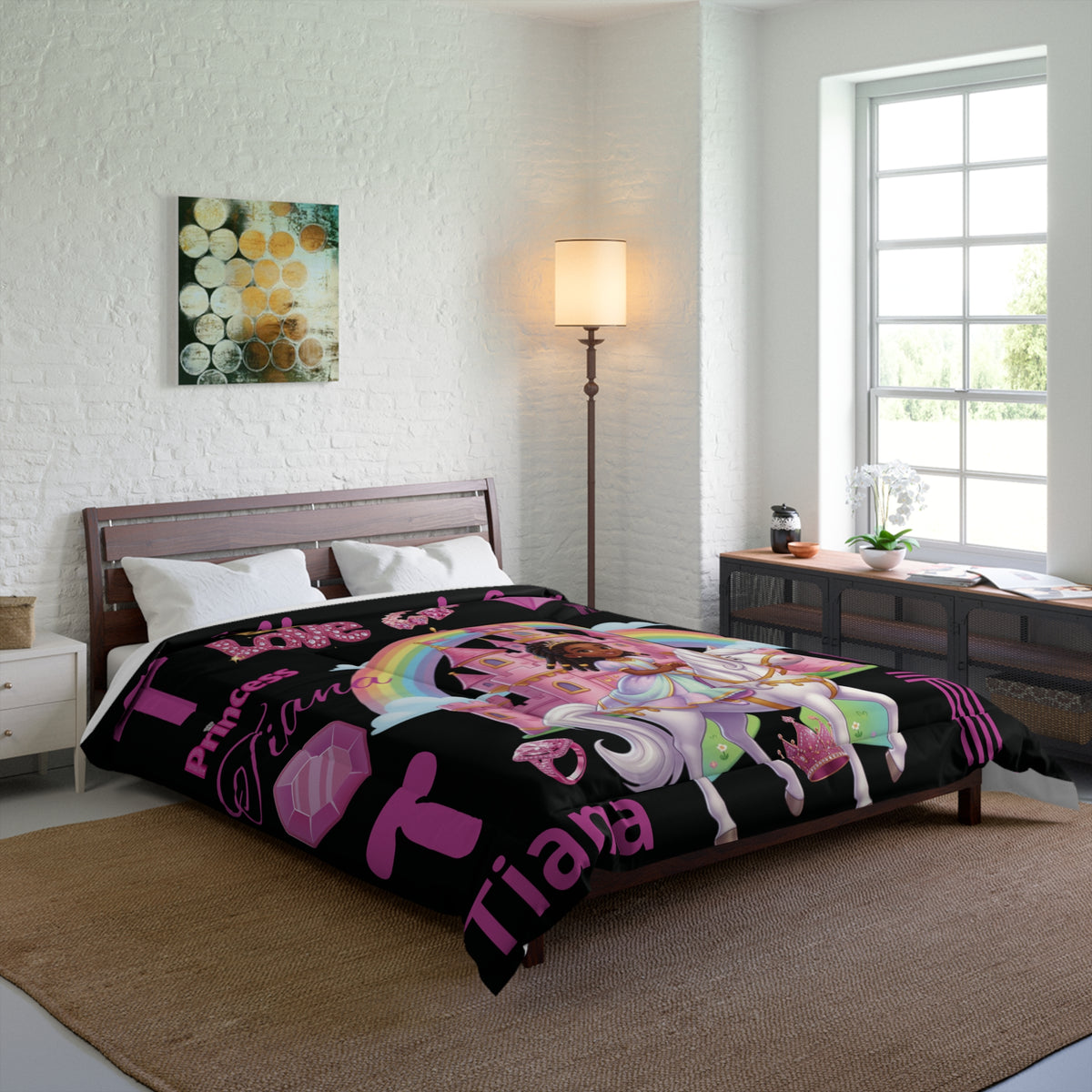 Personalized Comfy Princess Comforter — Custom Kids Bedding