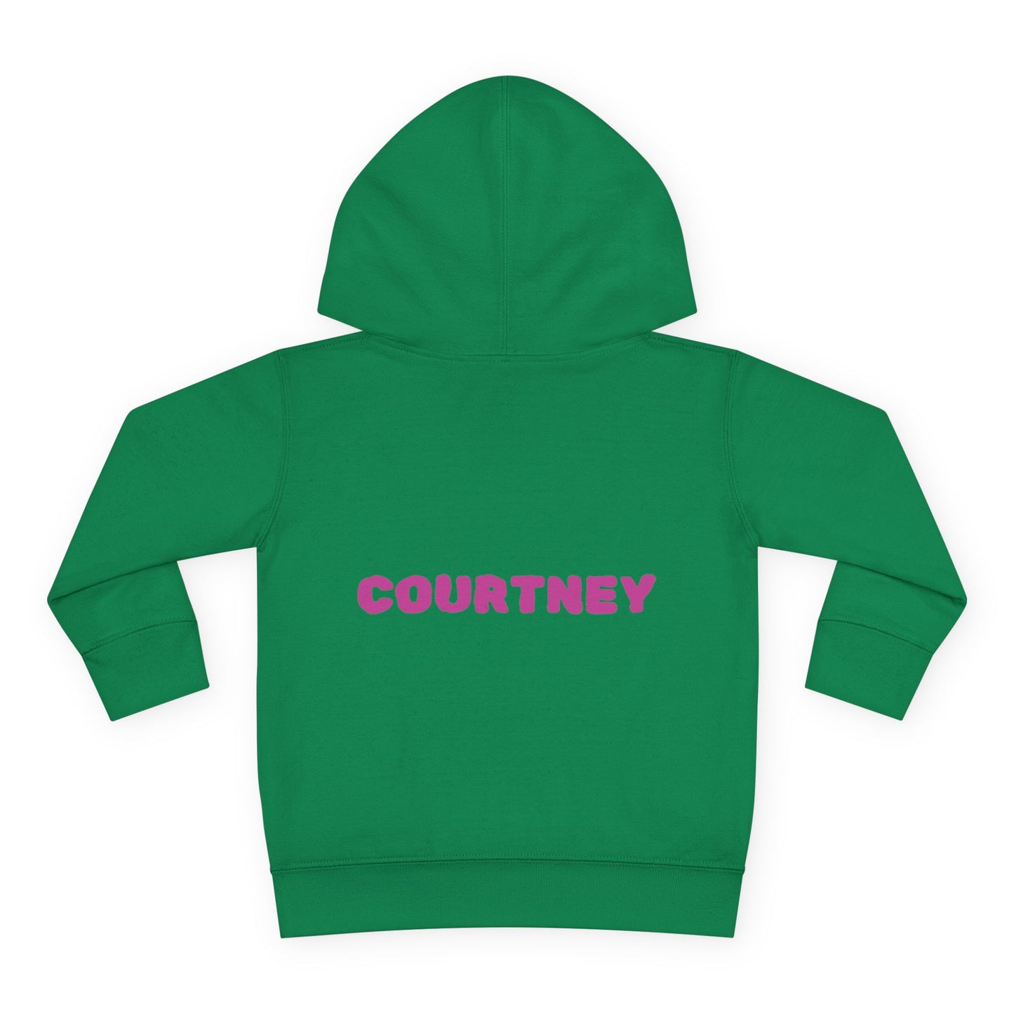 Personalized Toddler Hoodie - "Always Believe in Yourself" Cute Ice Cream Design