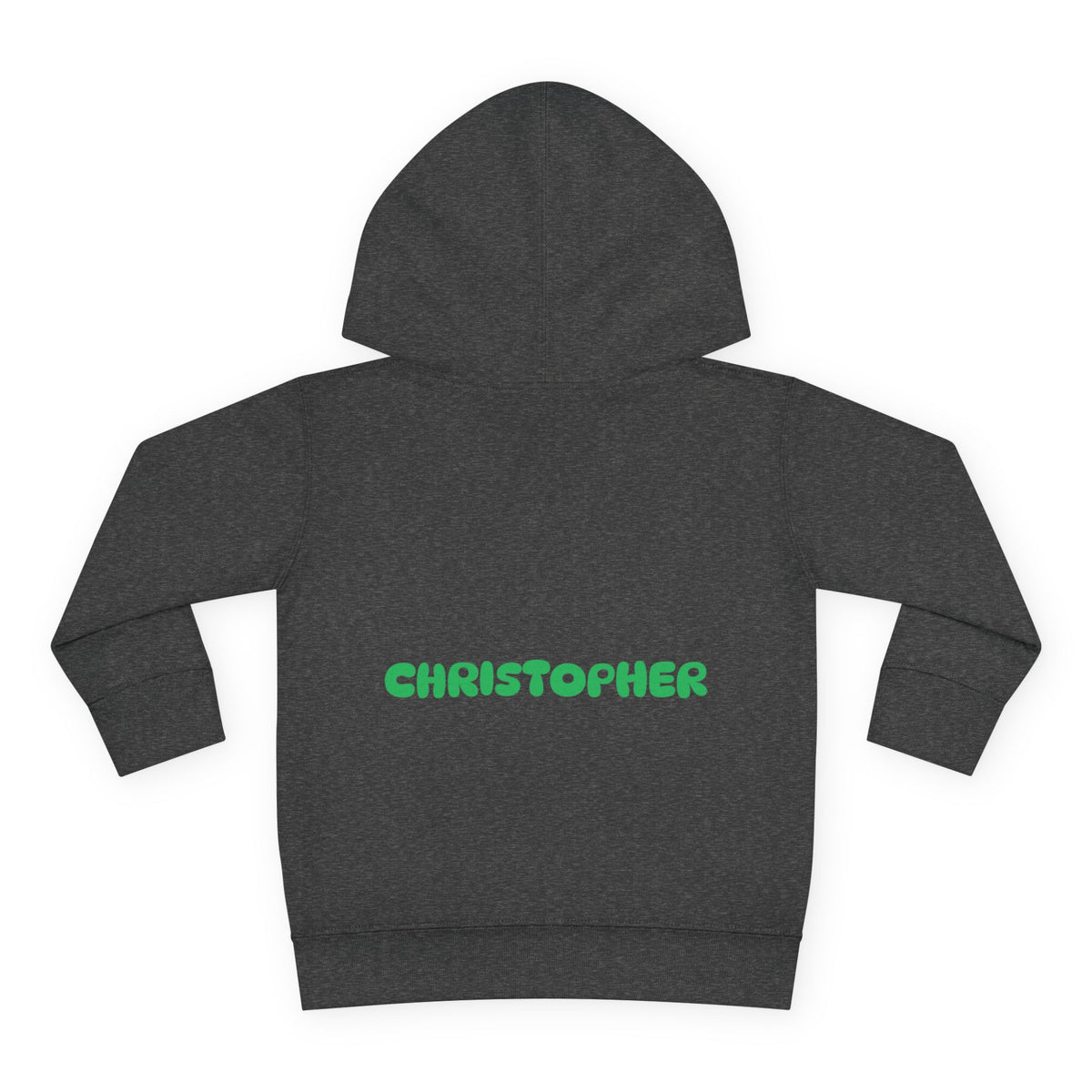 Boys Toddler Hoodie — Personalized Dino Name Collage (Custom Kids Pullover)