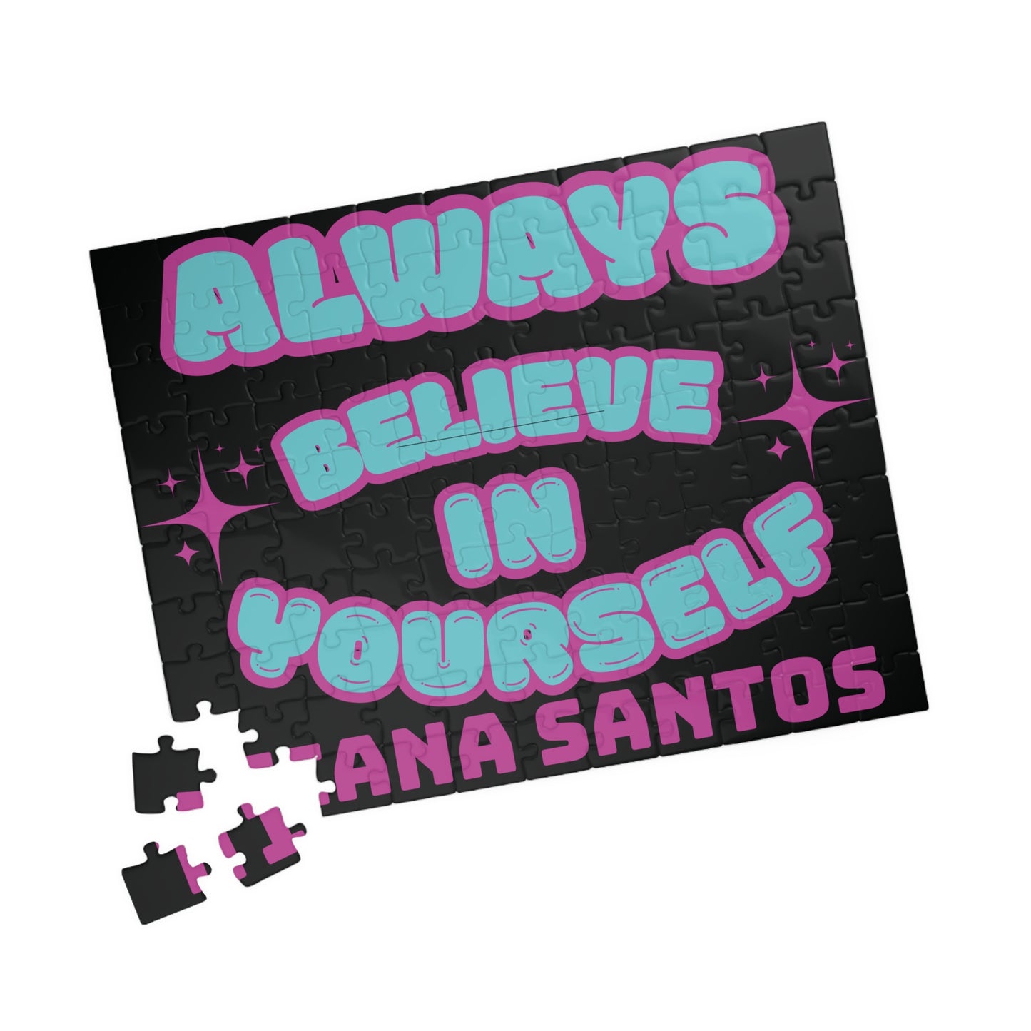 Personalized Name Jigsaw Motivational Puzzle — “Always Believe In Yourself”