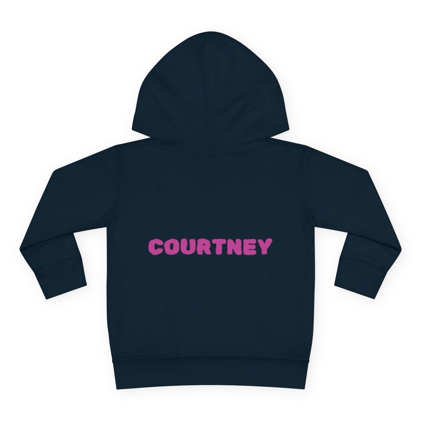 Personalized Toddler Hoodie - "Always Believe in Yourself" Cute Ice Cream Design