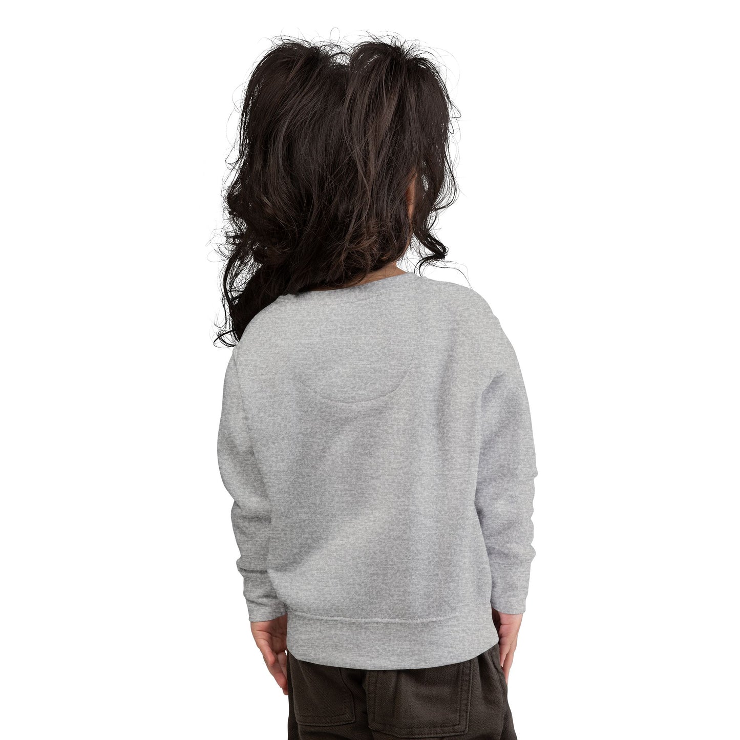 SuperGirl Toddler Sweatshirt — Cute Flying Superhero Graphic for Kids