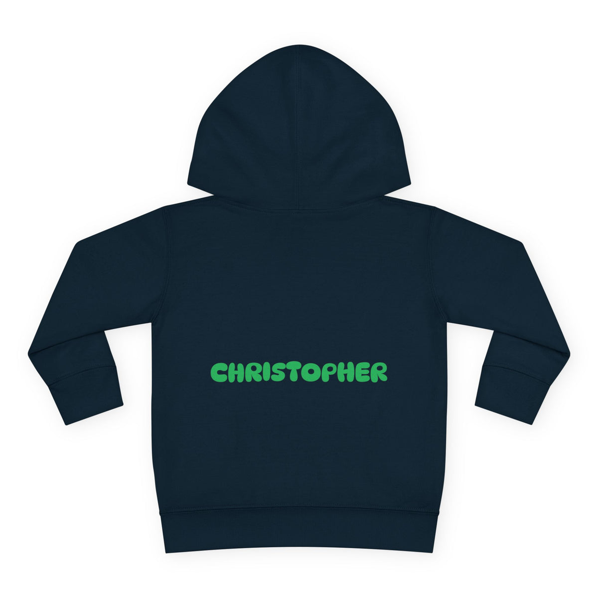 Boys Toddler Hoodie — Personalized Dino Name Collage (Custom Kids Pullover)