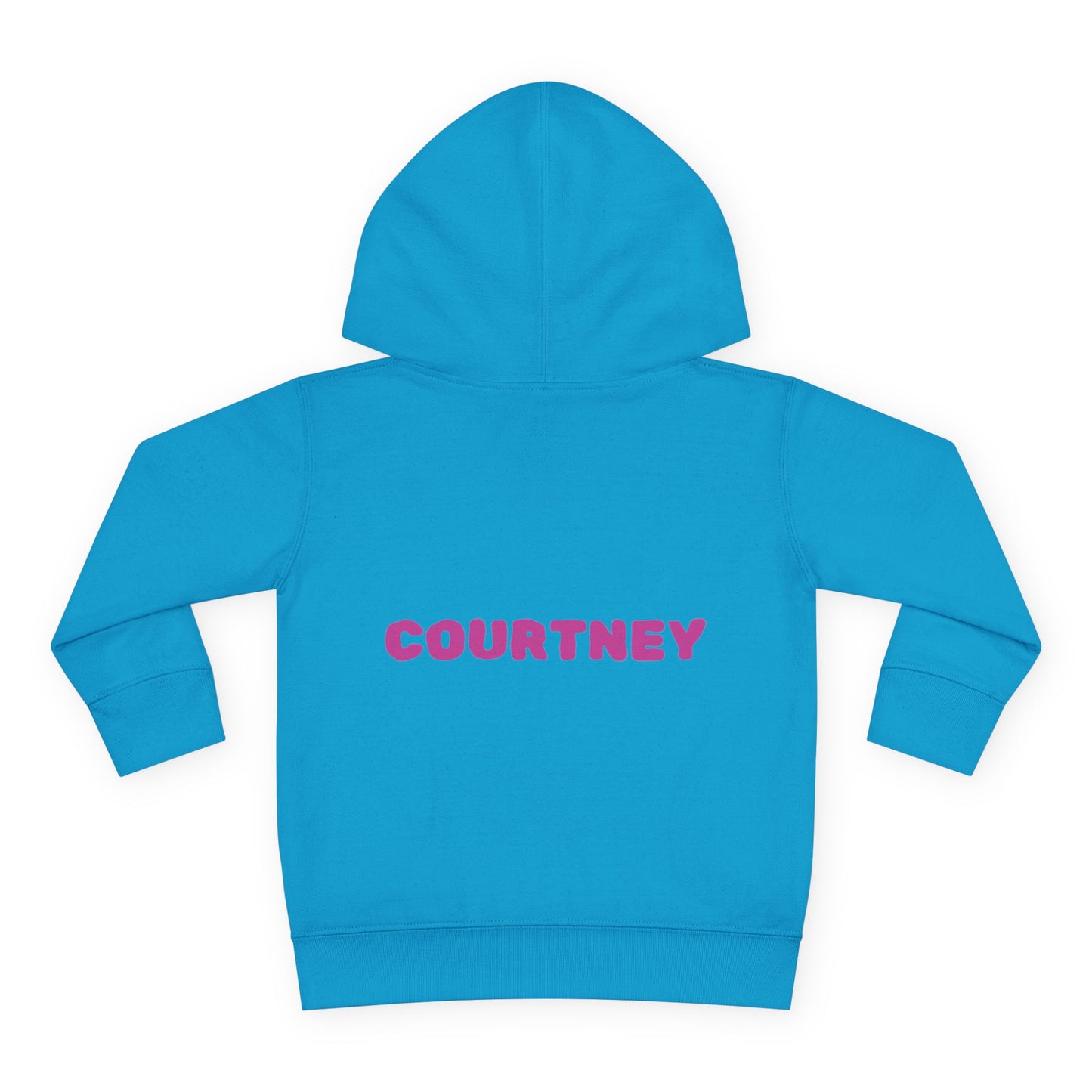 Personalized Toddler Hoodie - "Always Believe in Yourself" Cute Ice Cream Design