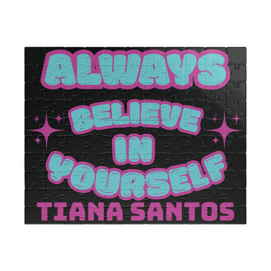 Personalized Name Jigsaw Motivational Puzzle — “Always Believe In Yourself”