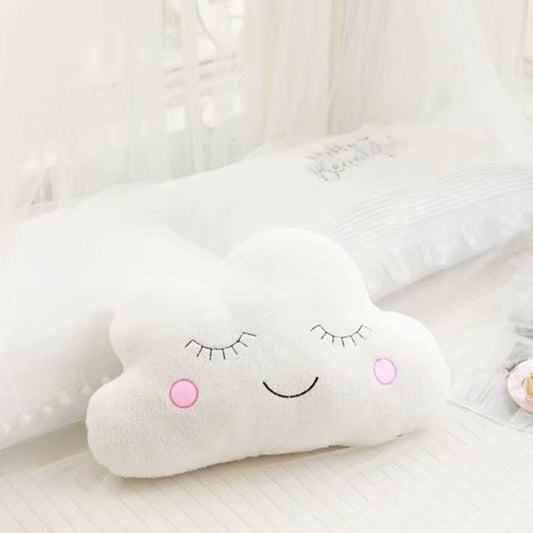 Plush Moon Star Cloud Raindrop Baby Pillow Decor