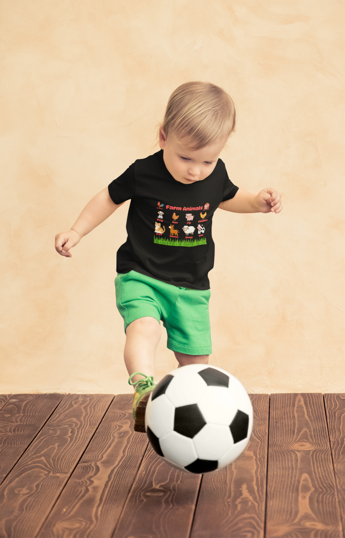 Toddler Boy Farm Animals Shirt