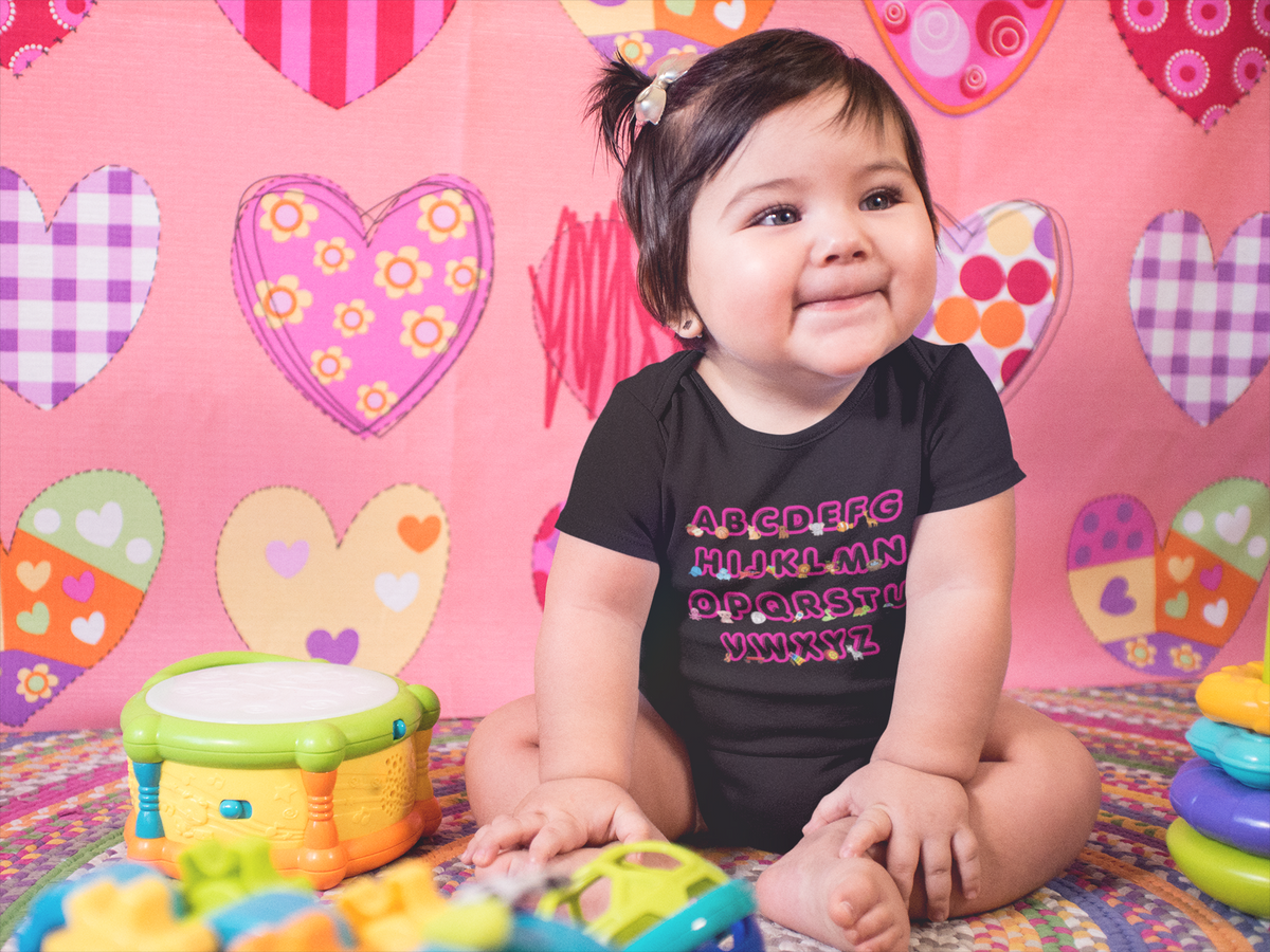 Baby GIrl ABC Onesie